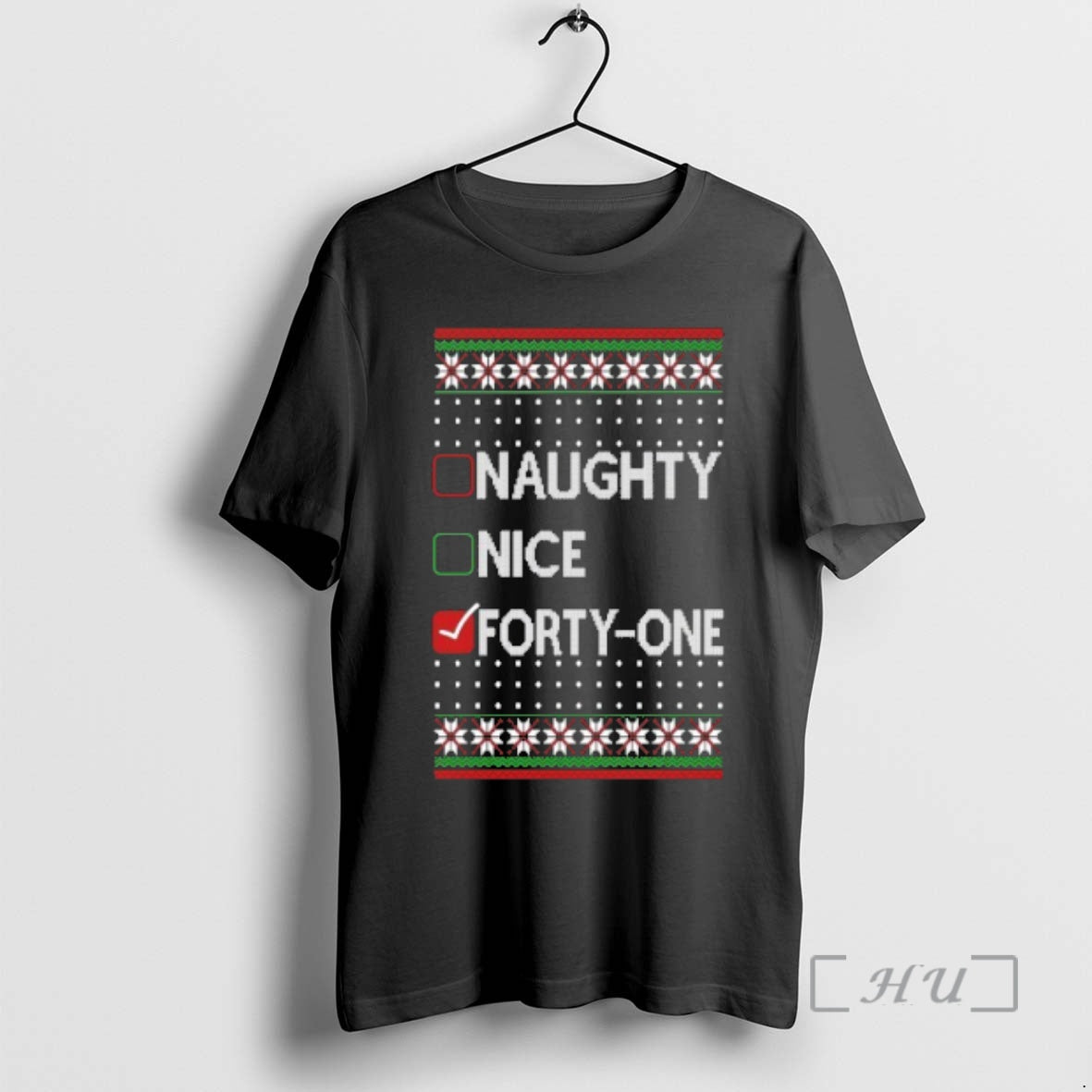 Officials Naughty Nice 41 Simple List Ugly Christmas Sweat T-Shirts, Hoodie, Sweatshirt | InkNestWear.com