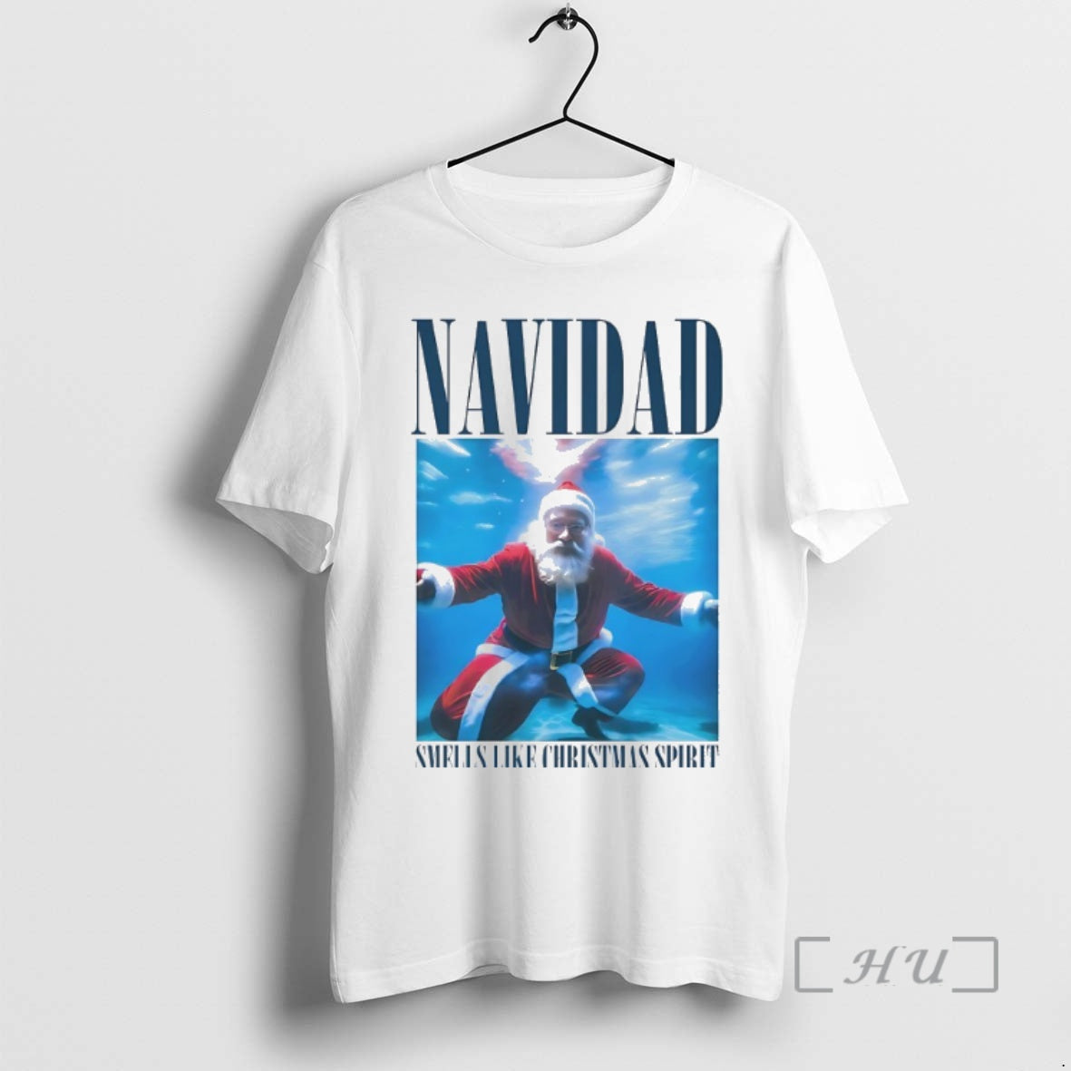 Officials Navidad Smells Like Christmas Spirit Santa Claus T-Shirts, Hoodie, Sweatshirt | InkNestWear.com
