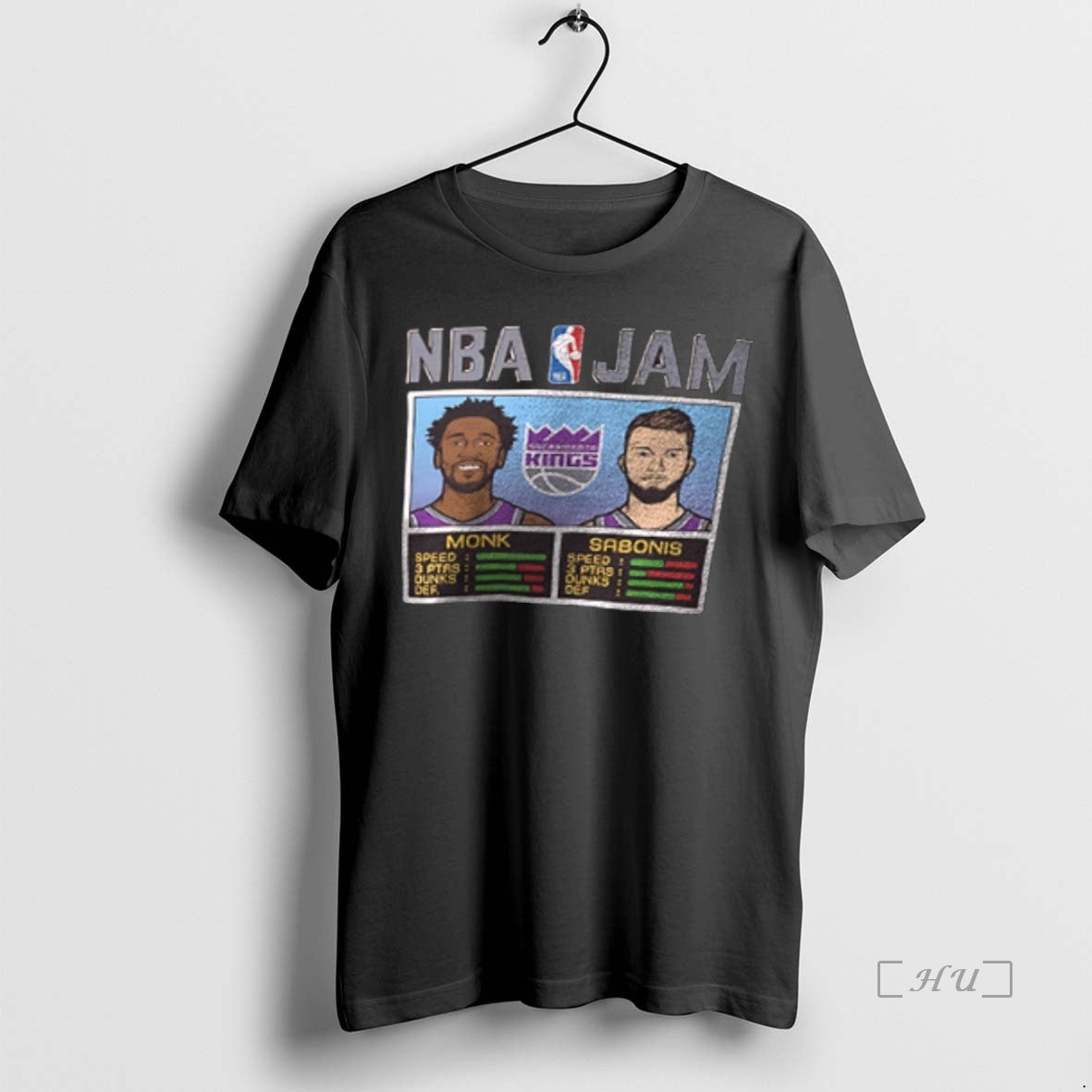 Officials Nba Jam Monk And Sabonis Sacramento Kings T-Shirts, Hoodie, Sweatshirt | InkNestWear.com