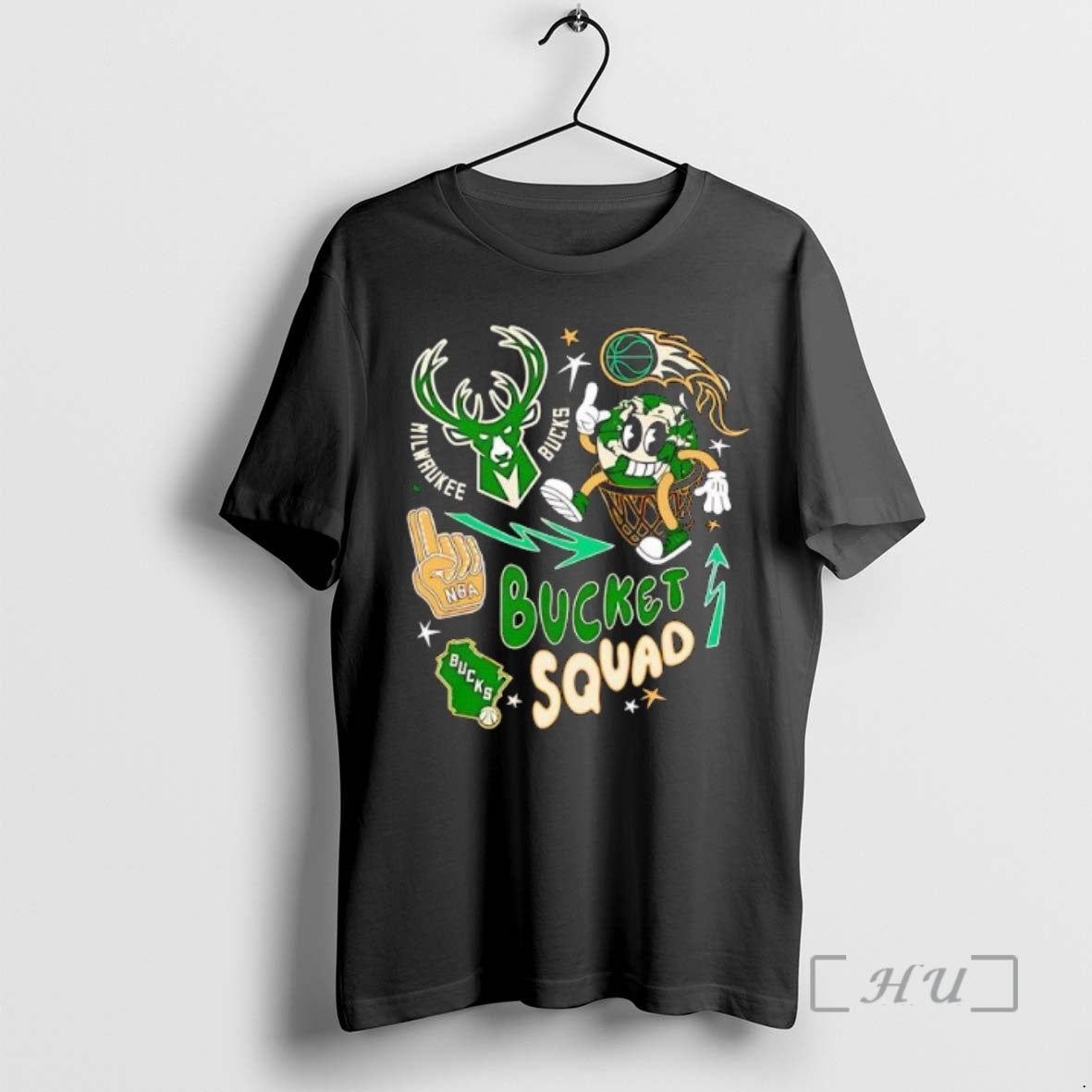 Officials Nba Milwaukee Bucks Buckie Squad Stylish 2025 T-Shirts, Hoodie, Sweatshirt | InkNestWear.com
