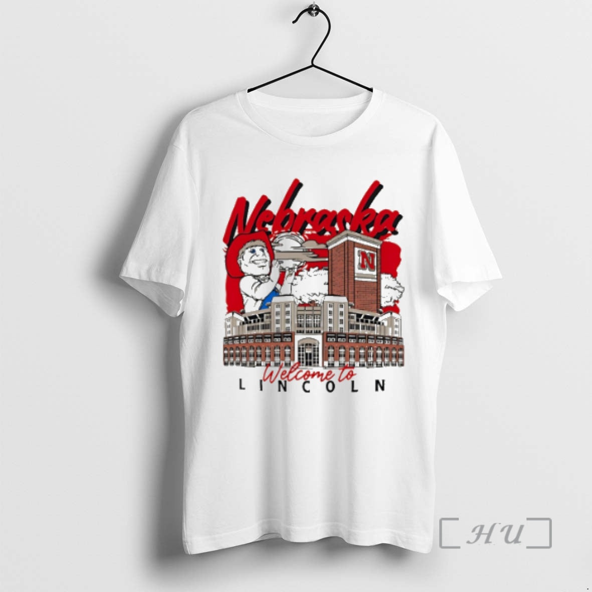 Officials Nebraska Huskers Welcome To Lincoln Mascot T-Shirts, Hoodie, Sweatshirt | InkNestWear.com