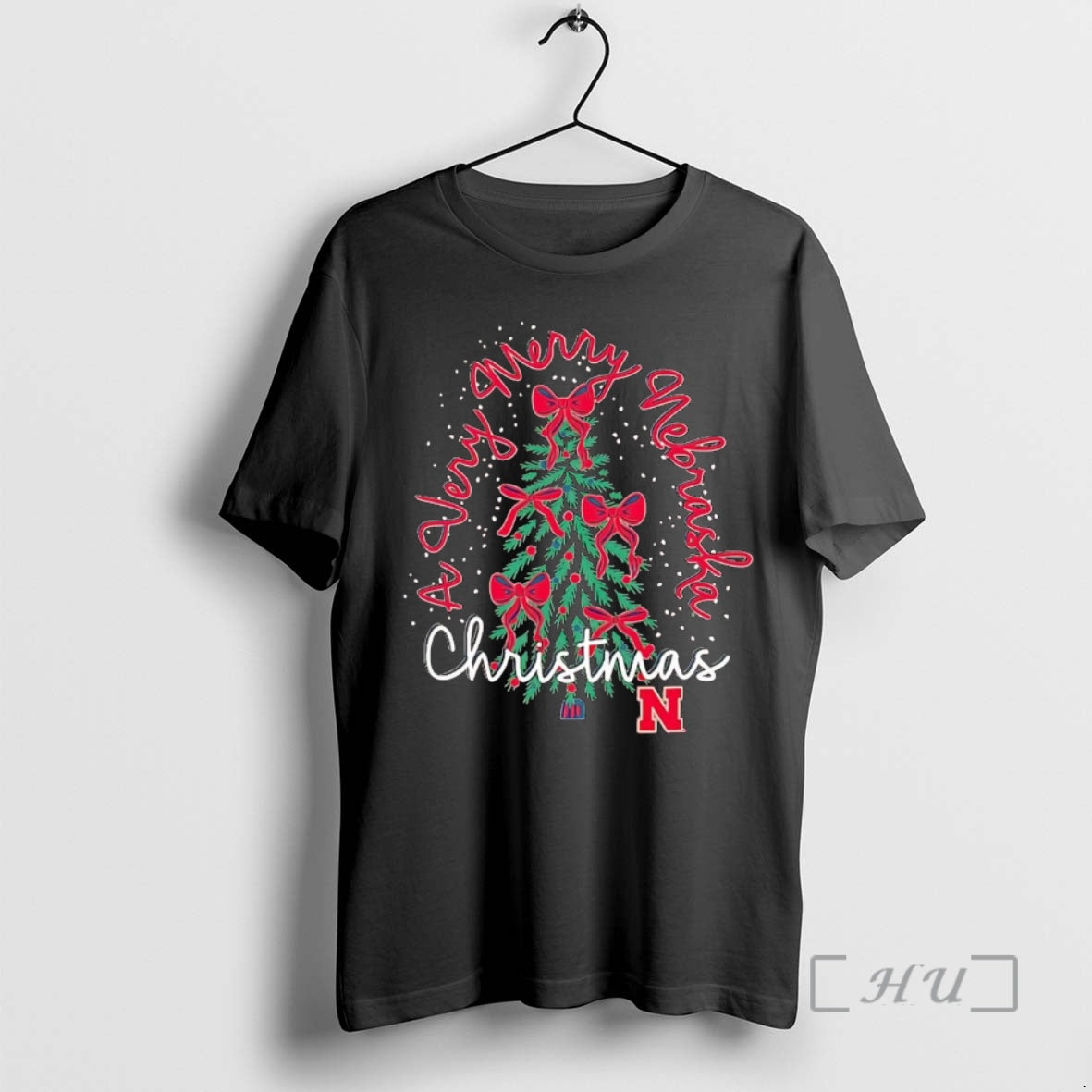 Officials Nebraska Huskers A Very Merry Nebraska Christmas T-Shirts, Hoodie, Sweatshirt | InkNestWear.com