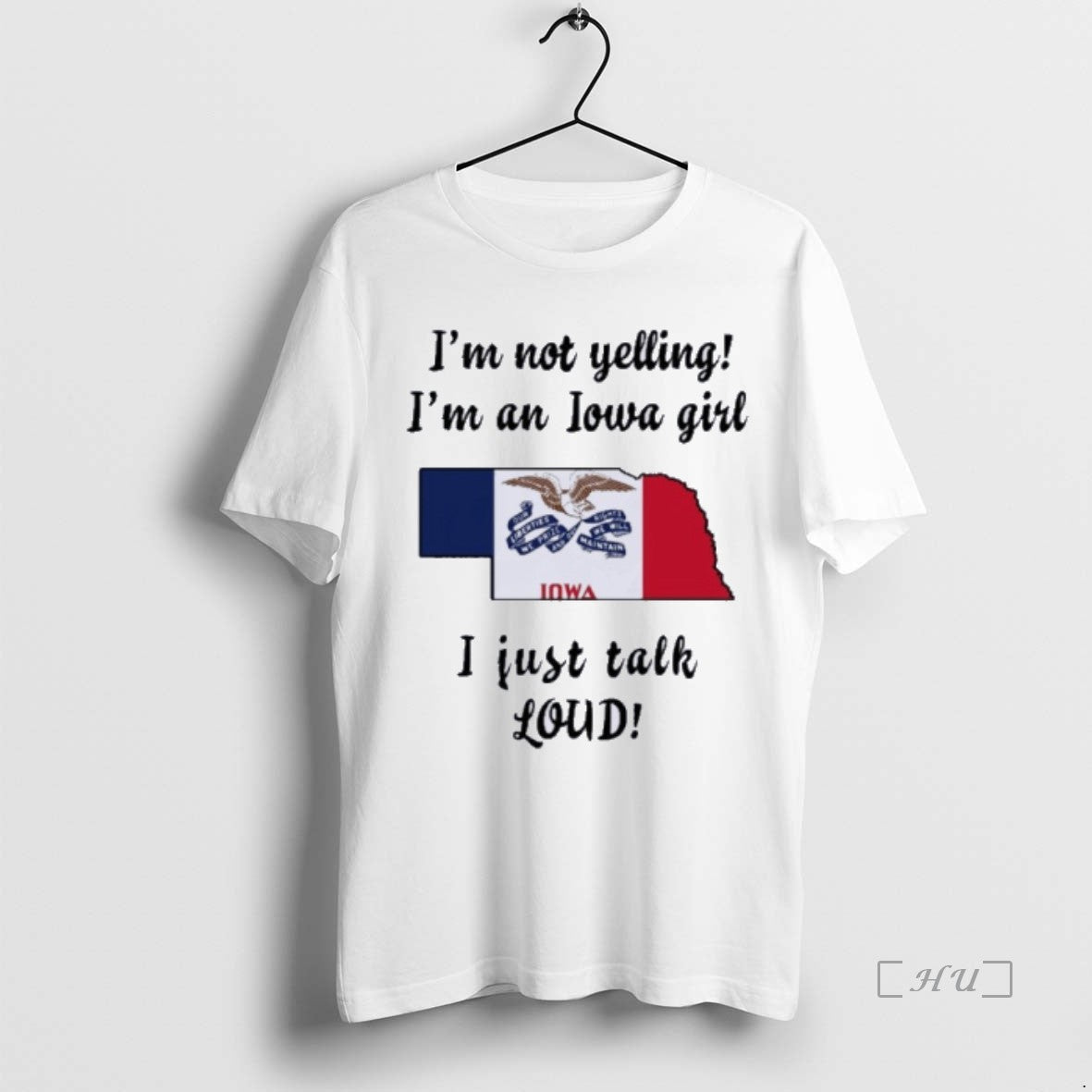 Officials Nebraska Map Im Not Yelling Im An Iowa Girl I Just Talk Loud Premium T-Shirts, Hoodie, Sweatshirt | InkNestWear.com