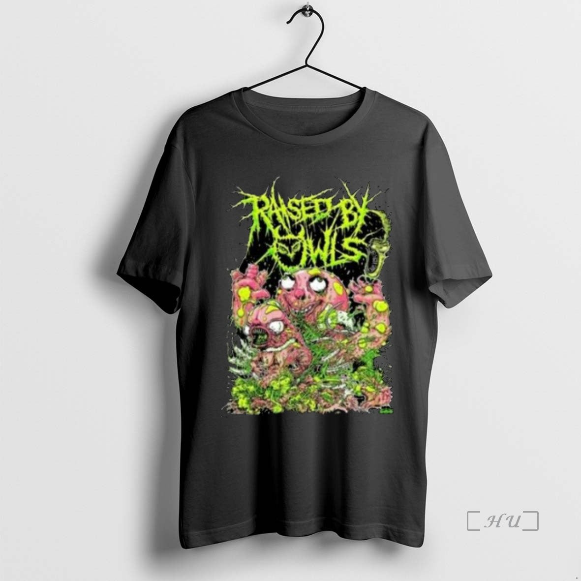 Officials Neon Gore Monster Brutal Horror Art Metal Band Style Circle Black Premium T Shirts Hoodie, Sweatshirt