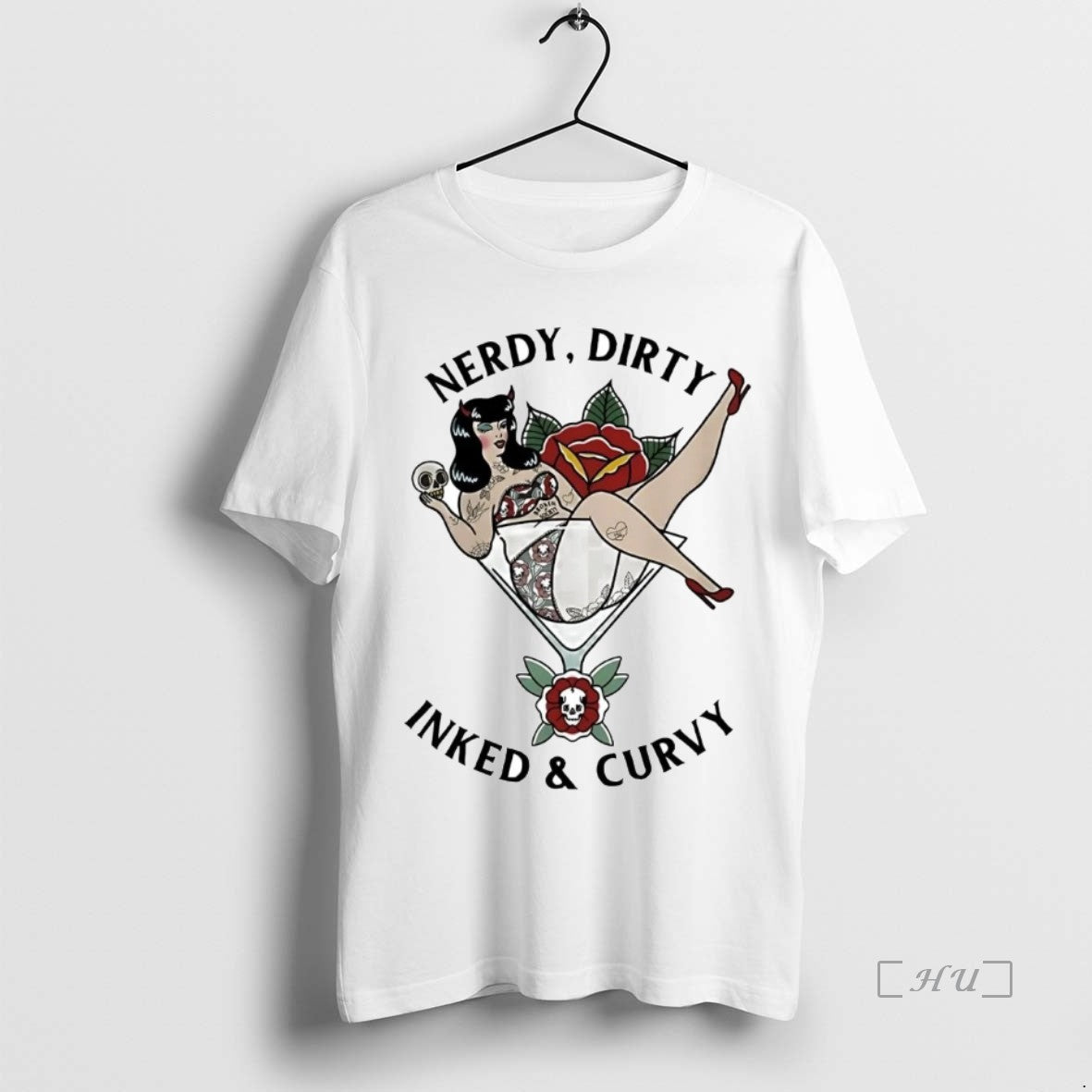 Officials Nerdy Dirty Inked And Curvy T-Shirts, Hoodie, Sweatshirt | InkNestWear.com