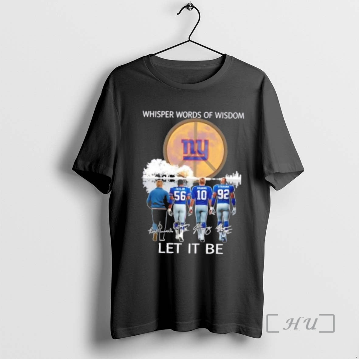 Officials New York Giants Taylor And Legends Whisper Words Of Wisdom Let It Be Signatures T-Shirts, Hoodie, Sweatshirt