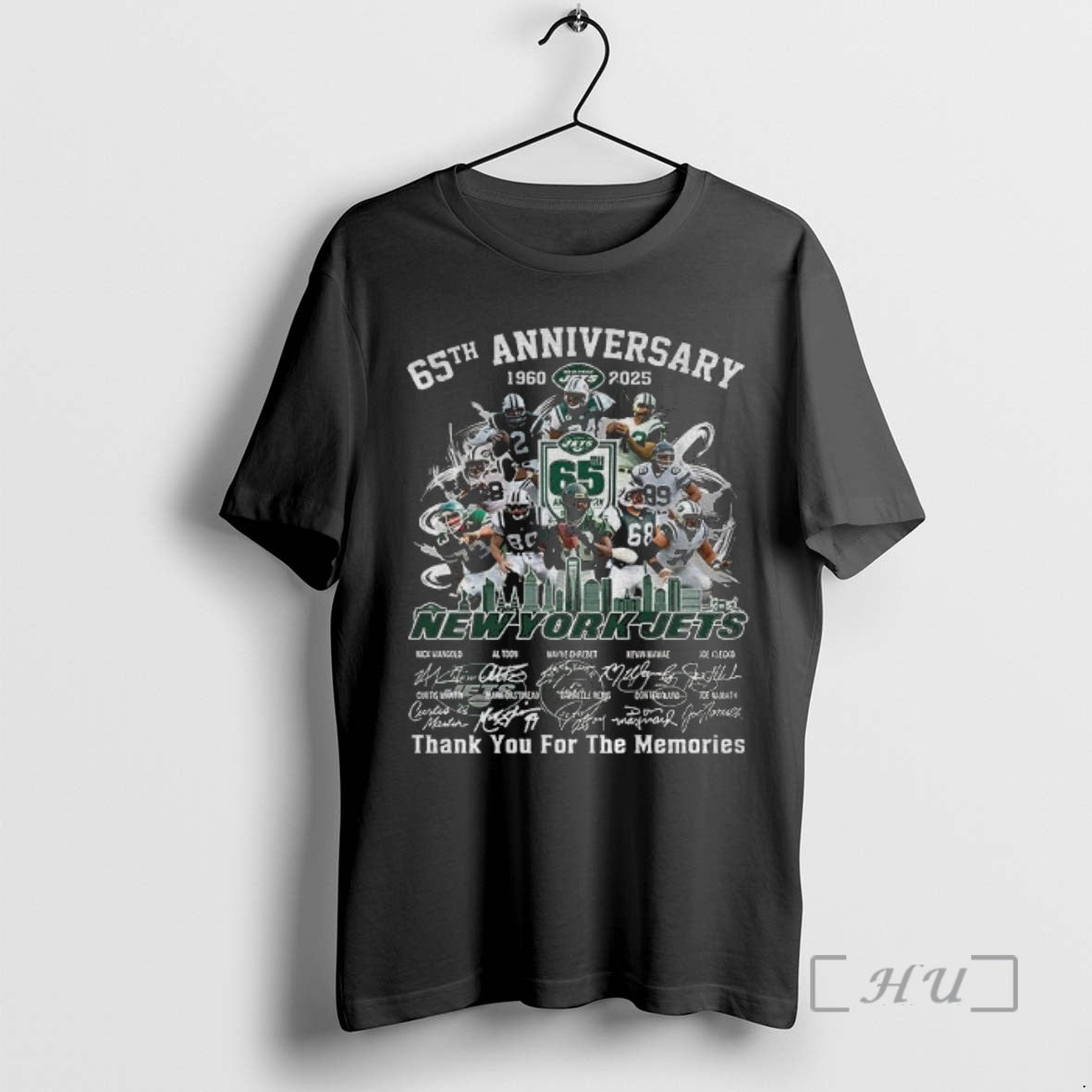 Officials New York Jets 65th Anniversary 1960 2025 Take Flight Thank You For The Memories T-Shirts, Hoodie, Sweatshirt