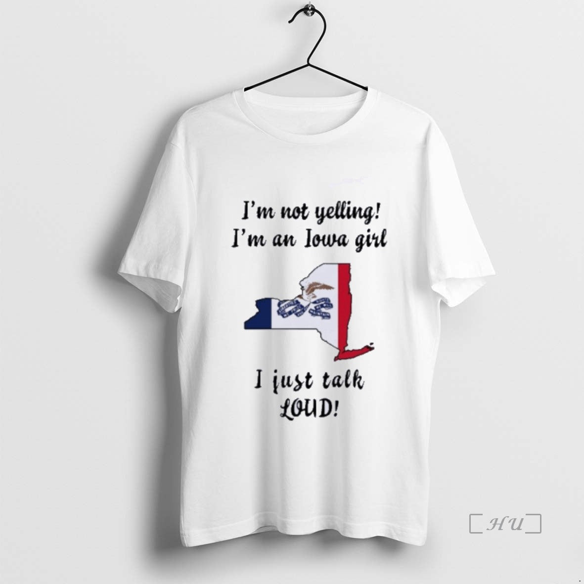 Officials New York Map Im Not Yelling Im An Iowa Girl I Just Talk Loud T-Shirts, Hoodie, Sweatshirt | InkNestWear.com