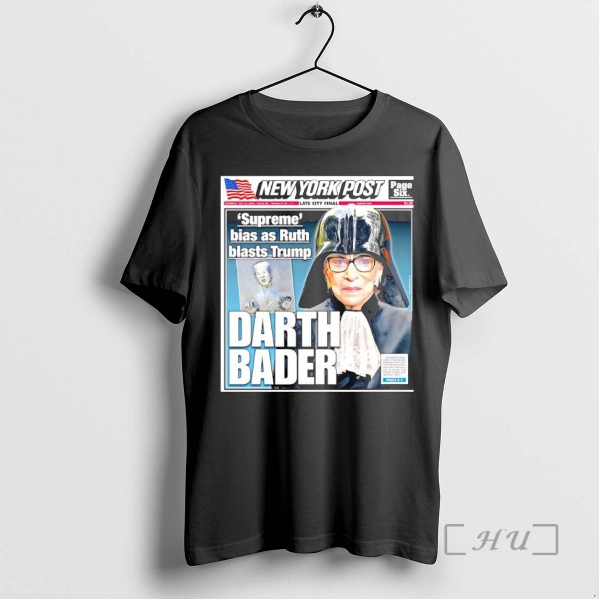 Officials New York Post Darth Bader Suprem Bias As Ruth Blasts Trump Premium T Shirts Hoodie, Sweatshirt | InkNestWear.com