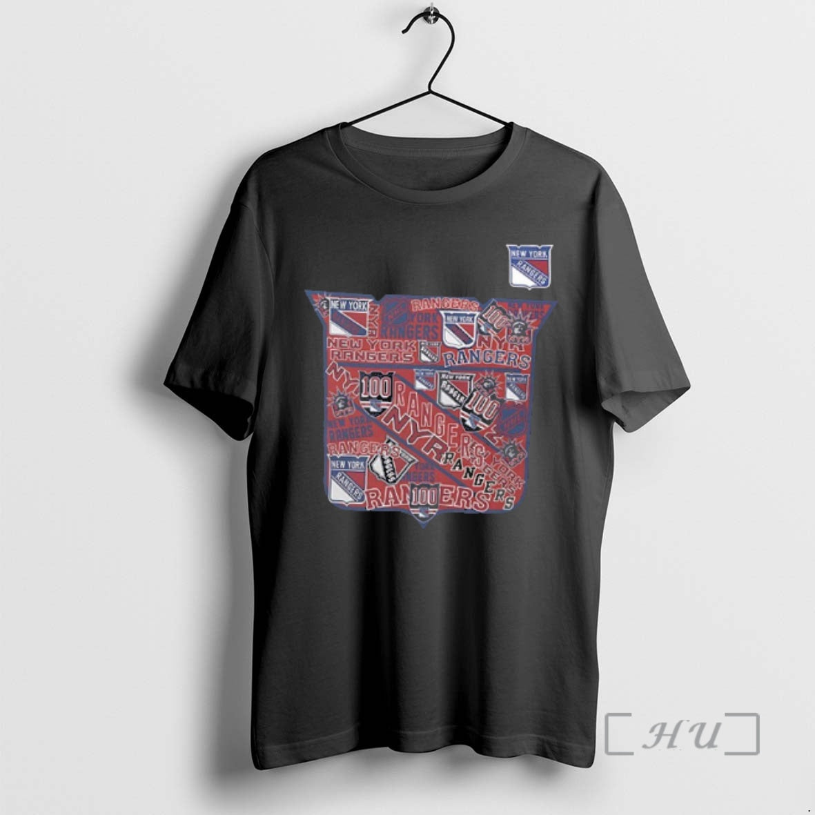 Officials New York Rangers Starter Logo Collage 2 Sided T-Shirts, Hoodie, Sweatshirt | InkNestWear.com