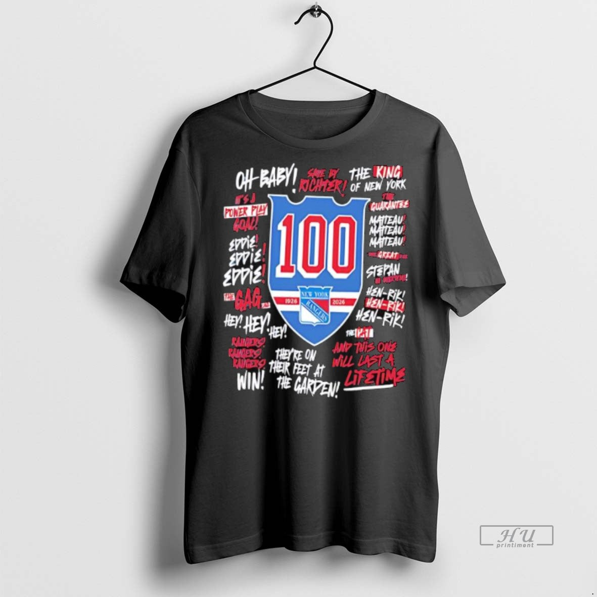 Officials New York Rangers Youth We Bleed Blue Centennial 100 Years Graphic Premium T-Shirts, Hoodie, Sweatshirt