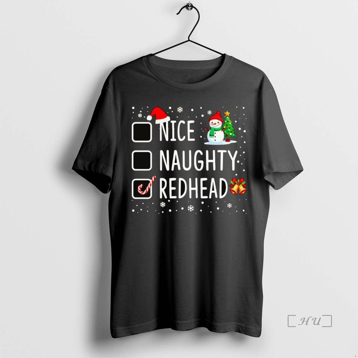 Officials Nice Naughty Redhead Christmas T-Shirts, Hoodie, Sweatshirt | InkNestWear.com