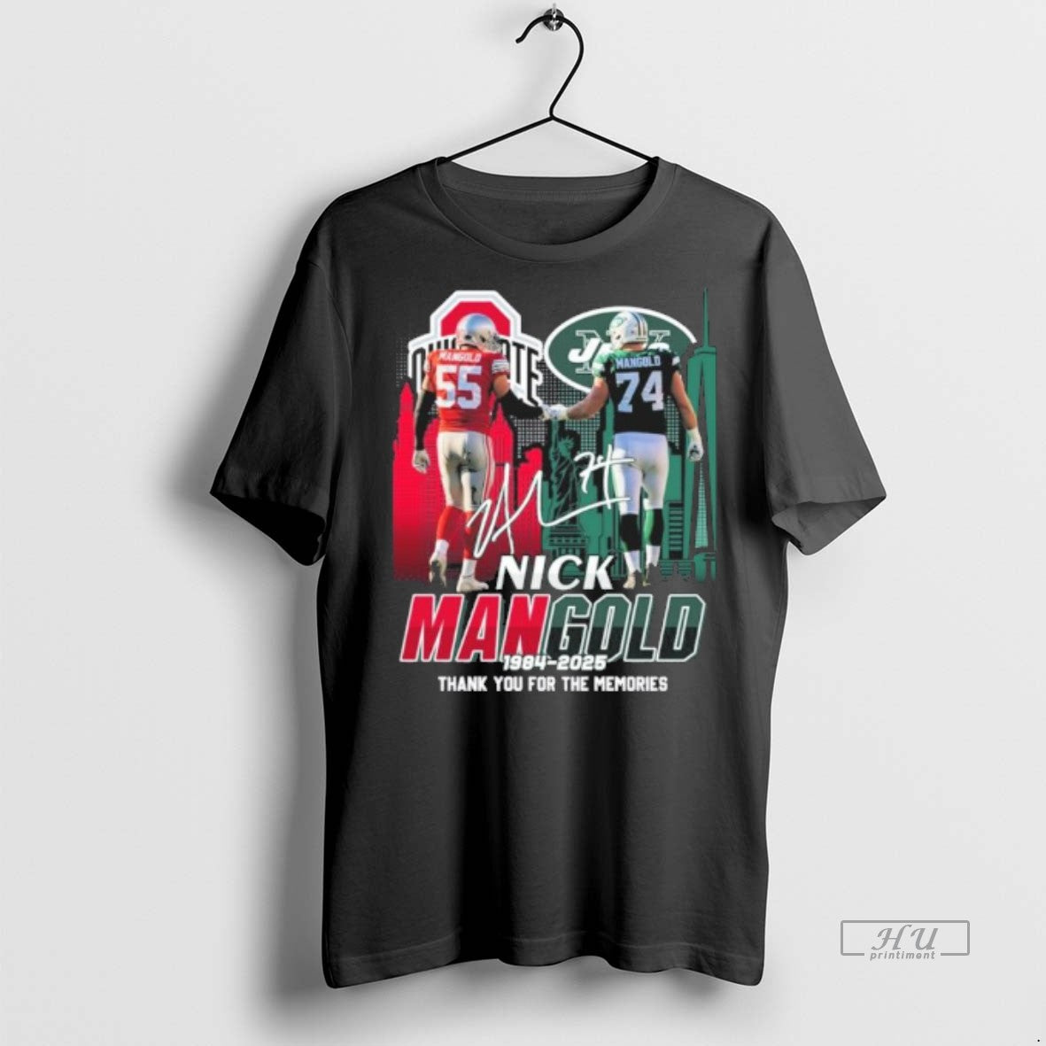 Officials Nick Mangold Ohio State And Ny Jets 1984 2025 Thank You For The Memories T-Shirts, Hoodie, Sweatshirt
