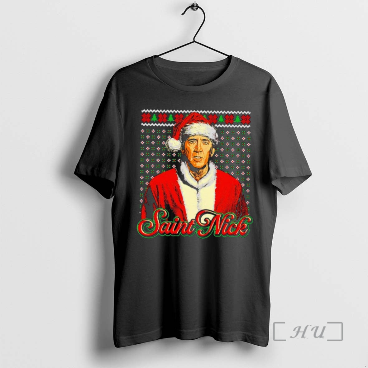 Officials Nicolas Cage Santa Saint Nick Ugly T-Shirts, Hoodie, Sweatshirt