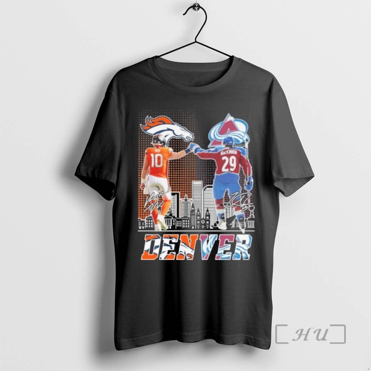 Officials Nix X Mackinnon Player Denver Signature Vintage T-Shirts, Hoodie, Sweatshirt | InkNestWear.com