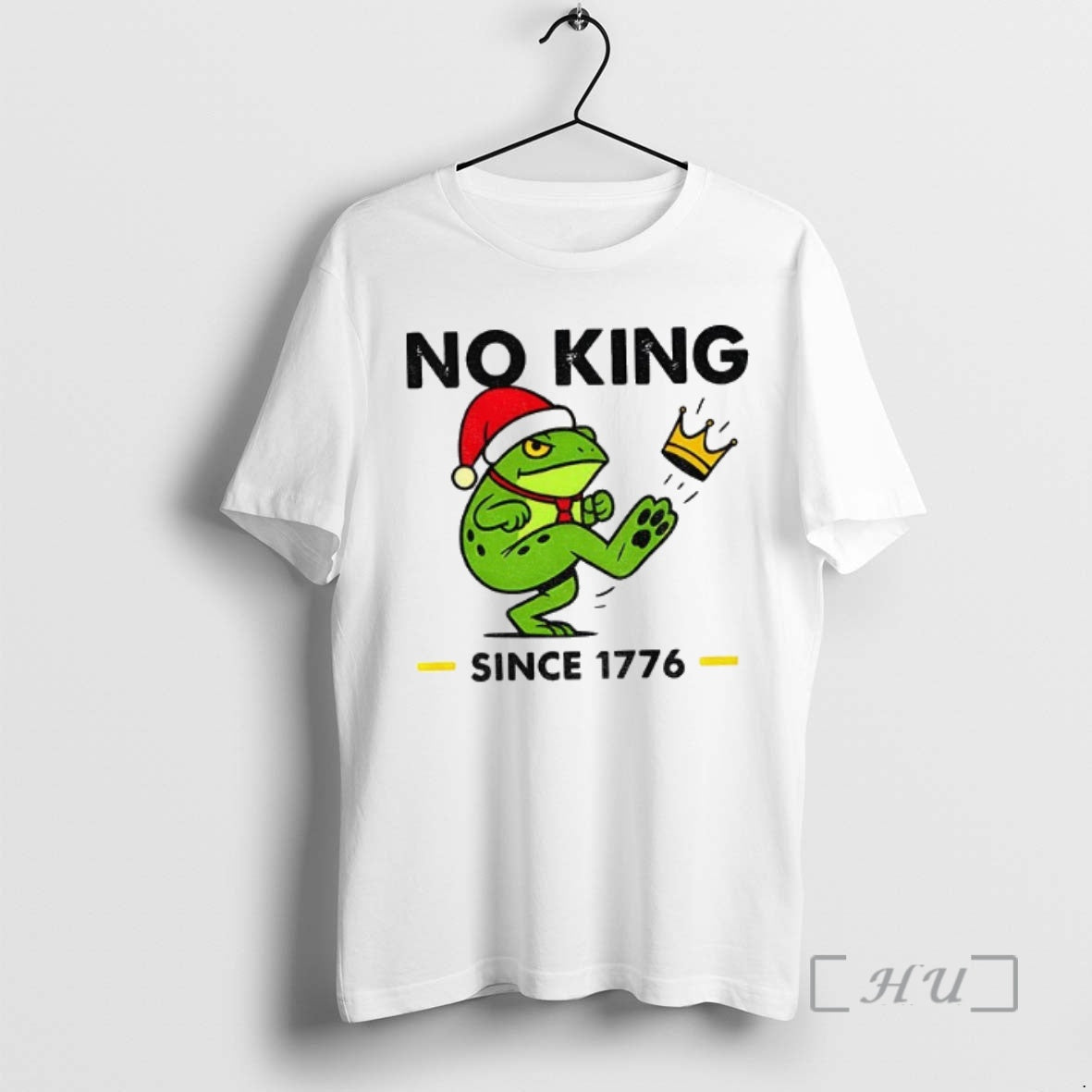 Officials No King Since 1776 Funny Christmas Frog T-Shirts, Hoodie, Sweatshirt | InkNestWear.com