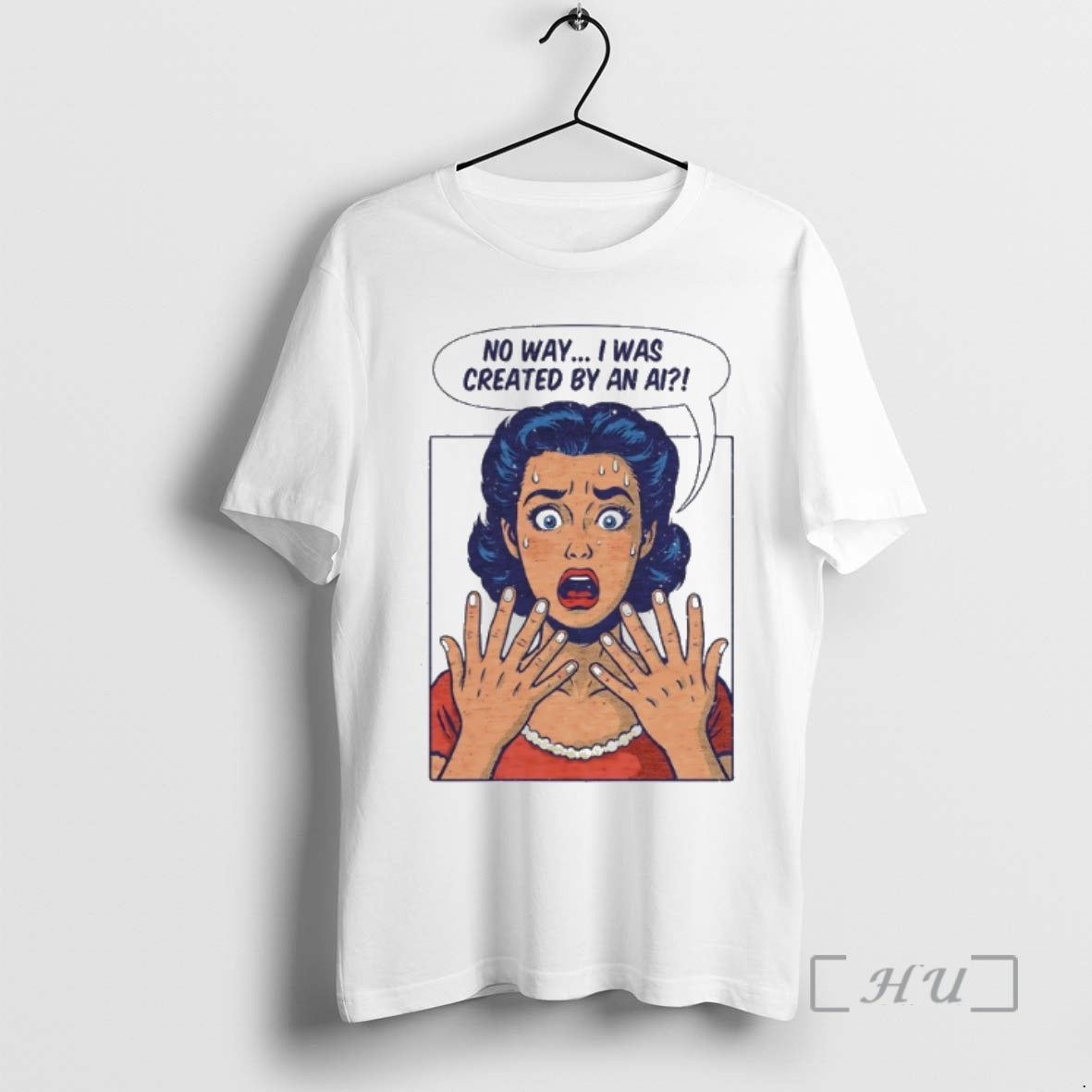 Officials No Way I Was Created By An Ai Panic T-Shirts, Hoodie, Sweatshirt | InkNestWear.com