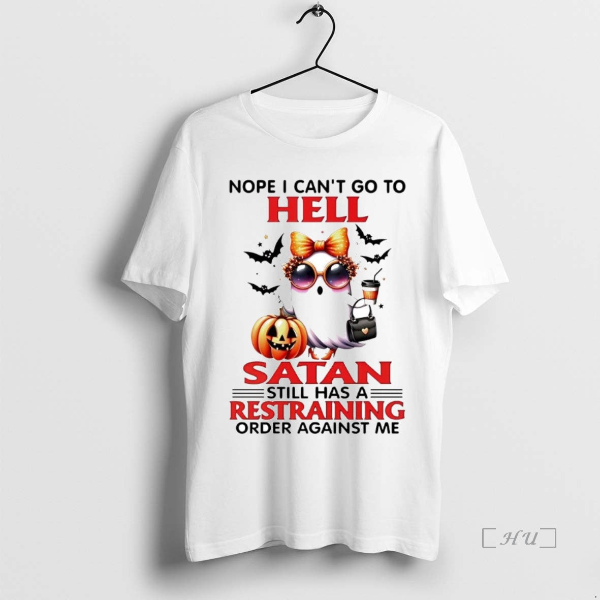 Officials Nope I Cant Go To Hell Satan Still Has A Restraining T-Shirts, Hoodie, Sweatshirt | InkNestWear.com