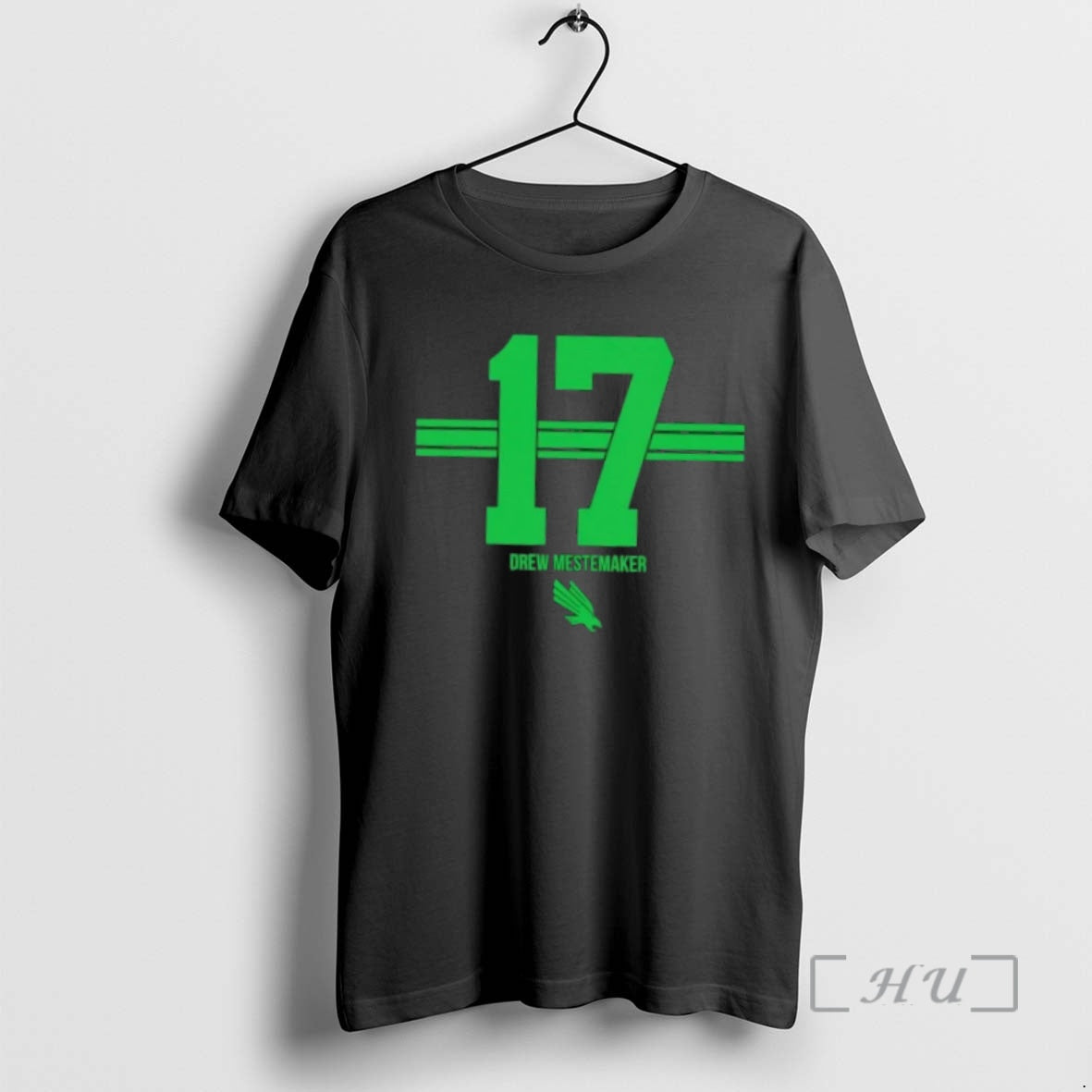 Officials North Texas Football Drew Mestemaker 17 Stripe T-Shirts, Hoodie, Sweatshirt | InkNestWear.com