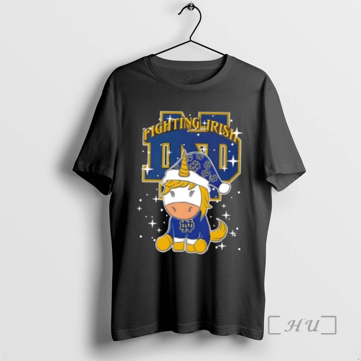 Officials Notre Dame Fighting Irish Football X Unicorn Merry Christmas T-Shirts, Hoodie, Sweatshirt | InkNestWear.com