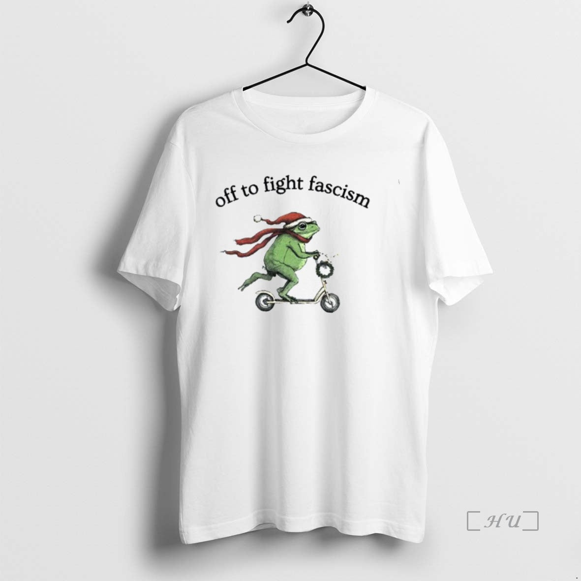 Officials Off To Fight Fascism Santa Frog Meme Liberal Christmas T-Shirts, Hoodie, Sweatshirt | InkNestWear.com