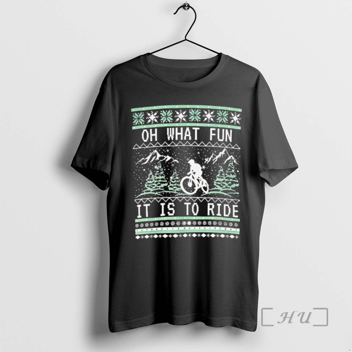 Officials Oh What Fun Tt Is To Ride Mountain Biking Merry Christmas Premium T Shirts Hoodie, Sweatshirt | InkNestWear.com