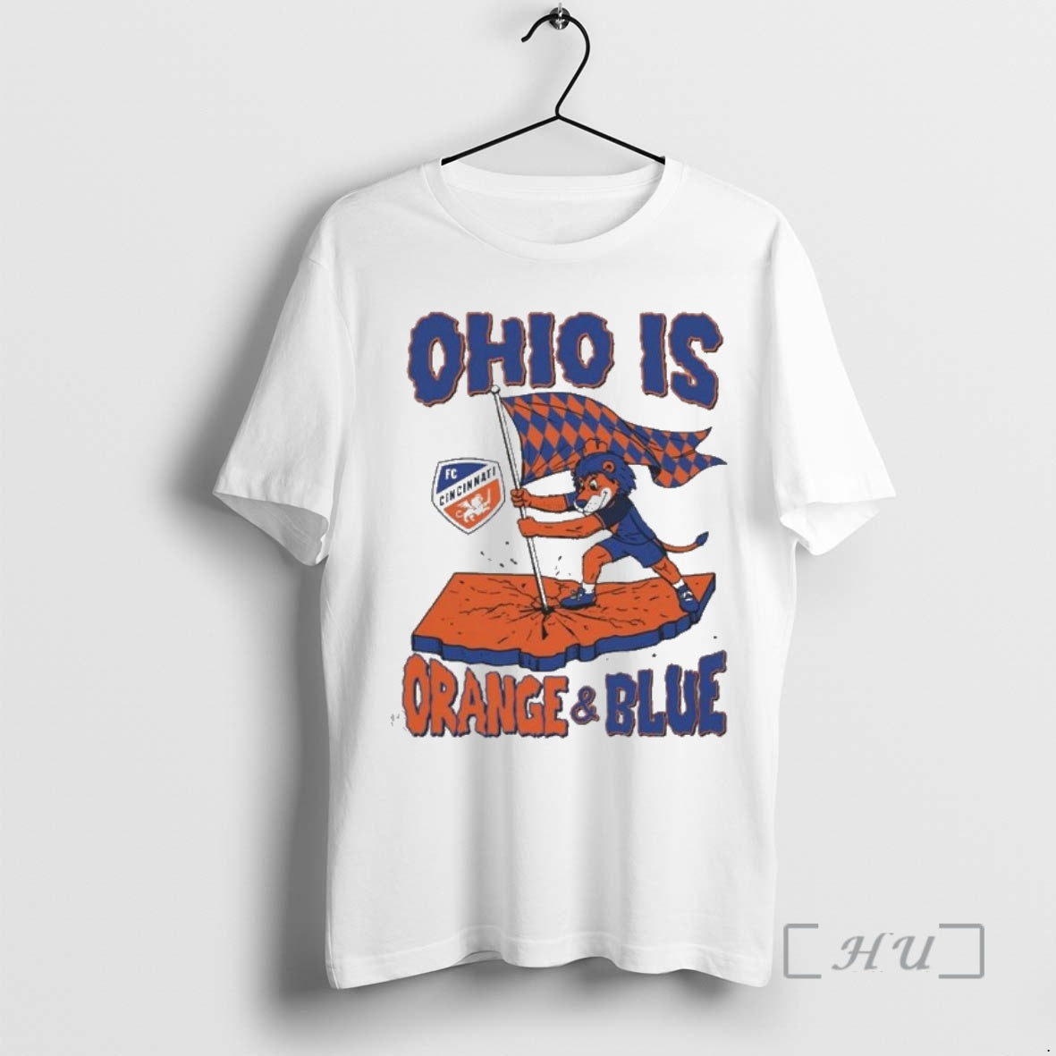 Officials Ohio Is Orange Blue Fc Cincinnati T-Shirts, Hoodie, Sweatshirt | InkNestWear.com