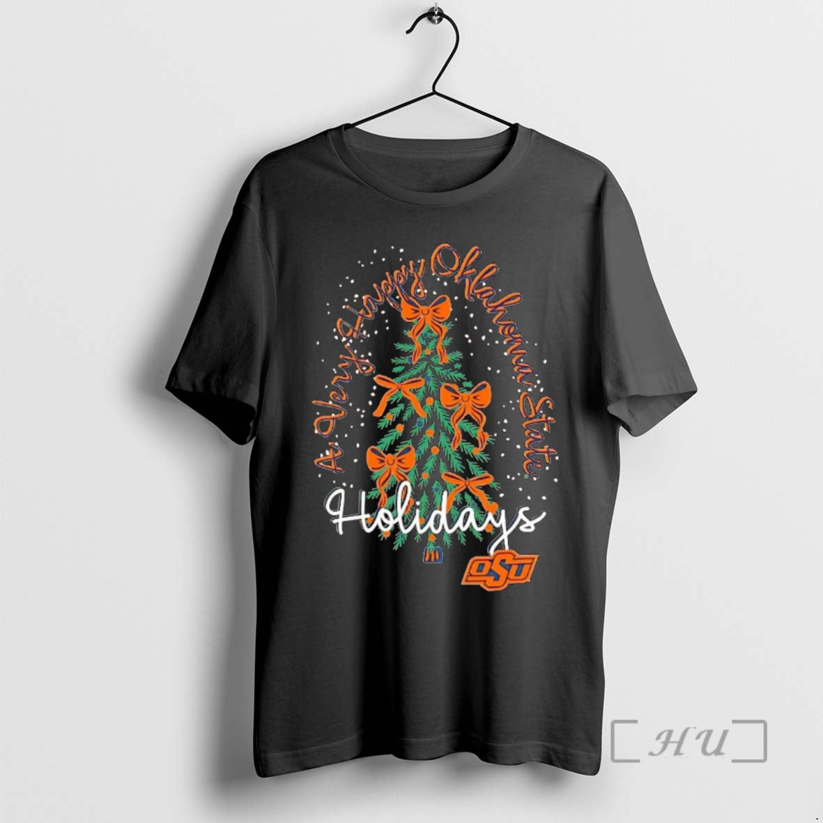 Officials Oklahoma State Cowboys A Very Happy Oklahoma Holidays Christmas T-Shirts, Hoodie, Sweatshirt | InkNestWear.com