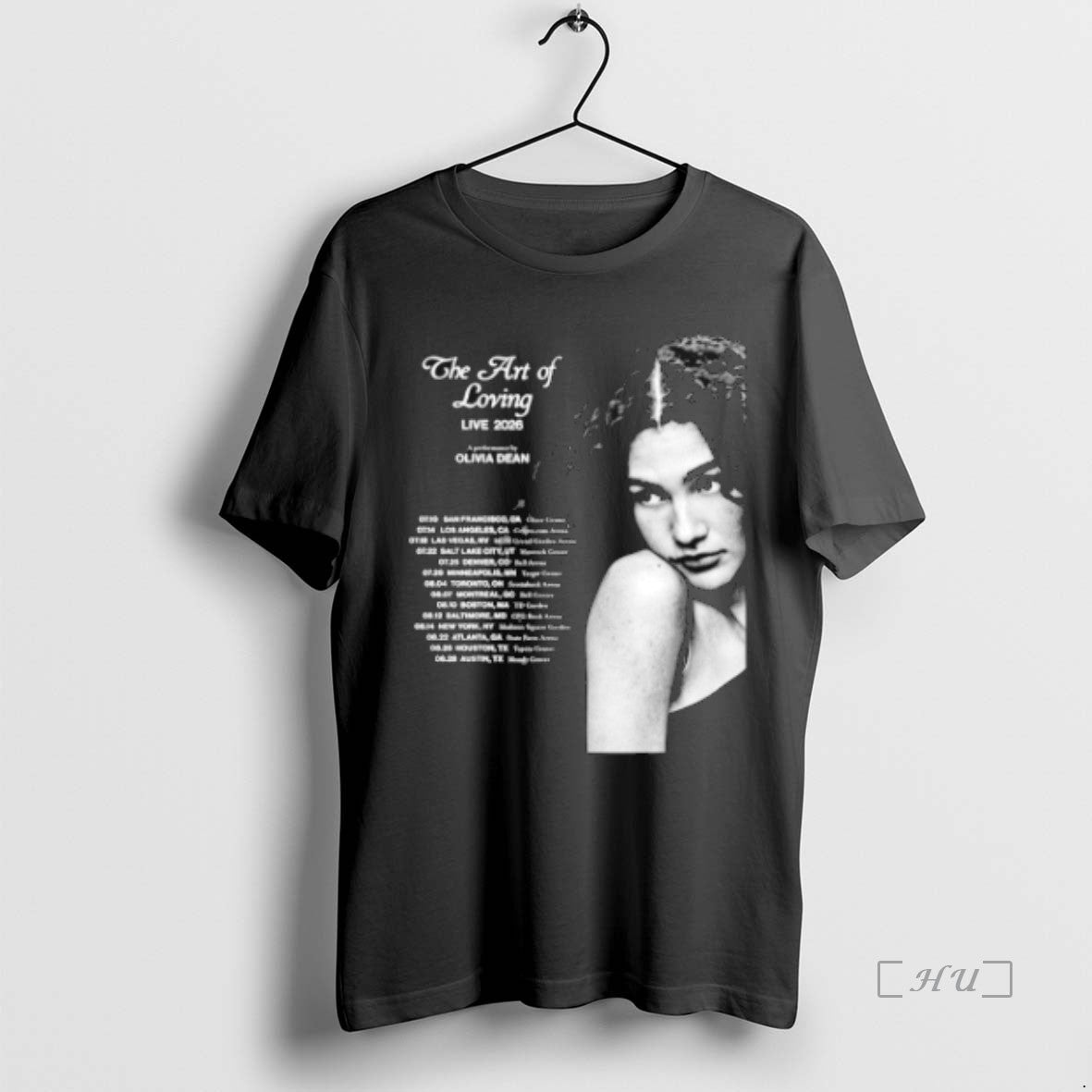 Officials Olivia Dean The Art Of Loving Tour 2026 T-Shirts, Hoodie, Sweatshirt | InkNestWear.com