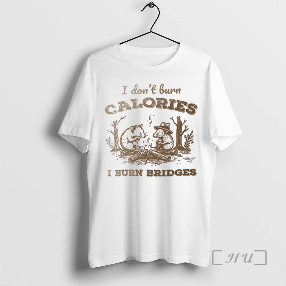 Officials Opossum I Dont Burn Calories I Burn Bridges T-Shirts, Hoodie, Sweatshirt | InkNestWear.com