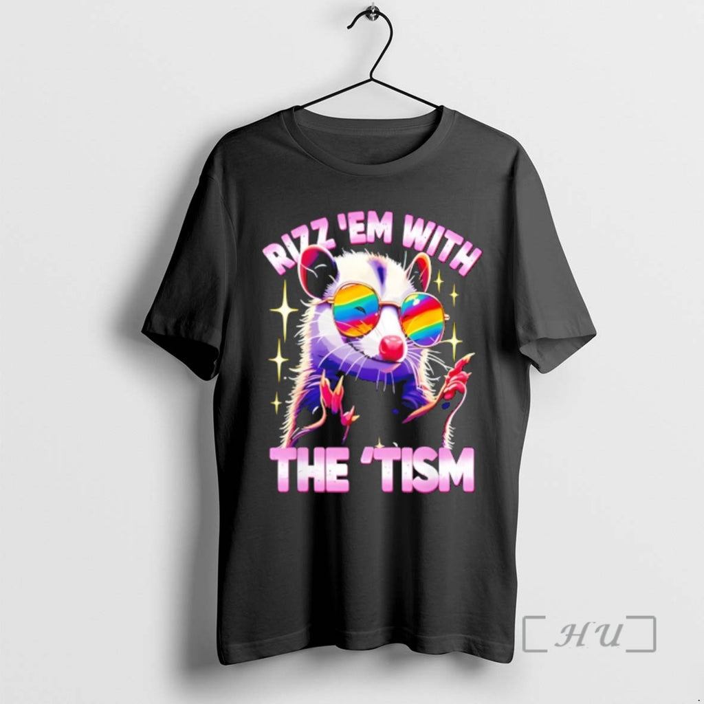 Officials Opossum Rainbow Glass Rizz Em With The Tism