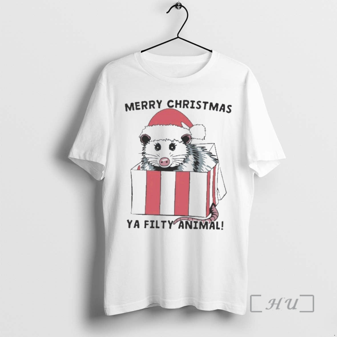 Officials Opossum Santa Merry Christmas Ya Filthy Animal T-Shirts, Hoodie, Sweatshirt | InkNestWear.com
