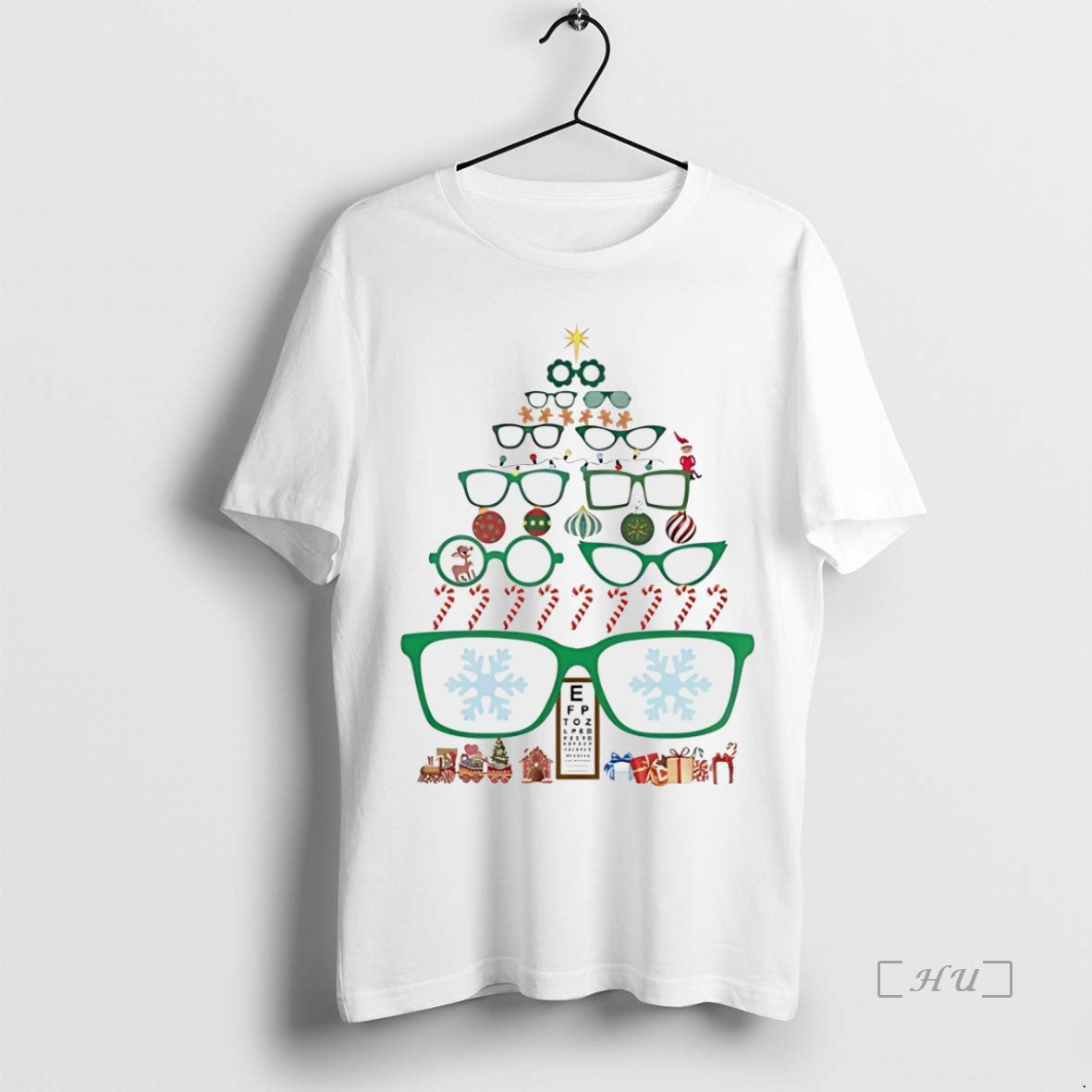 Officials Optometrist Christmas Tree Of Eyeglasses White T-Shirts, Hoodie, Sweatshirt | InkNestWear.com