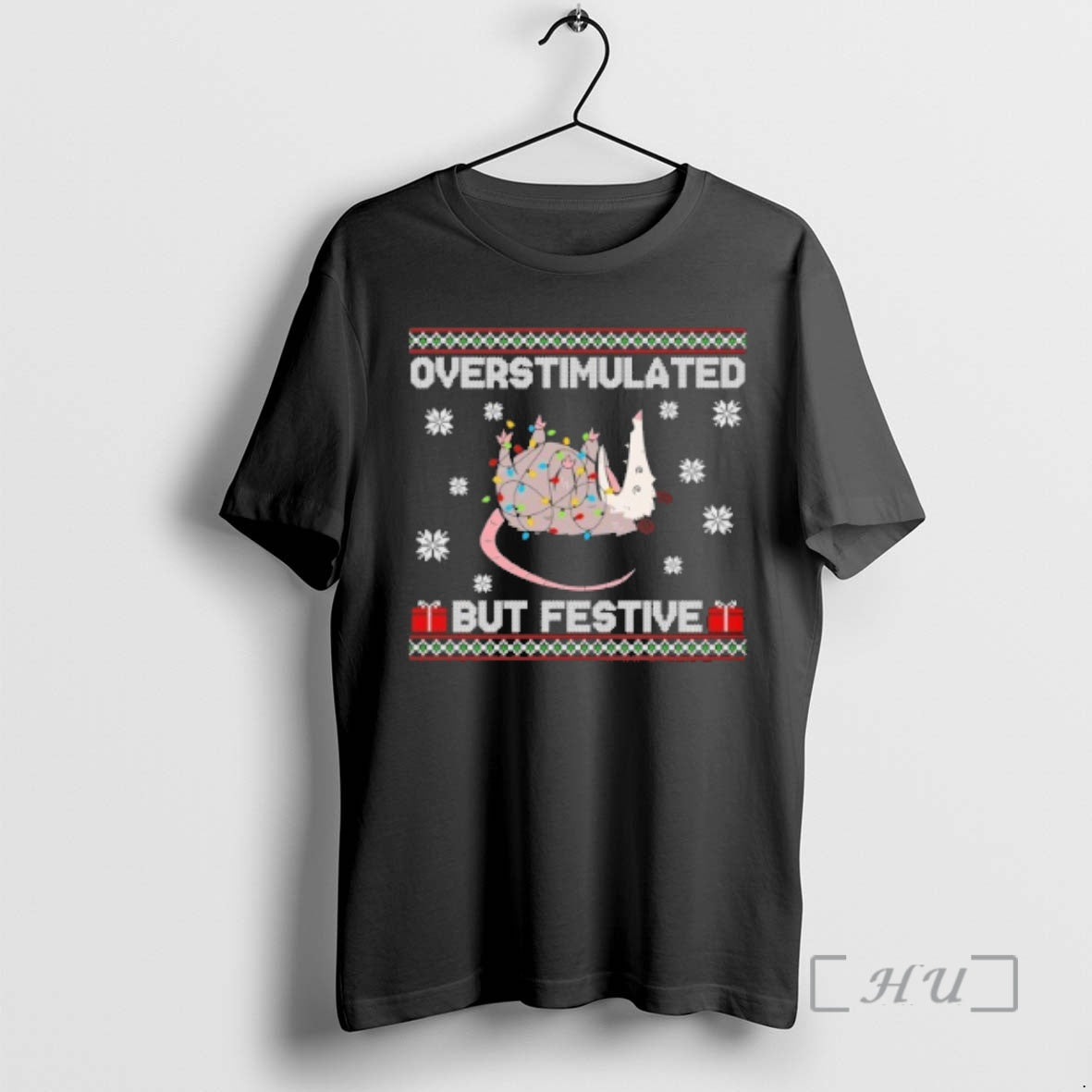 Officials Overstimulated But Festive Ugly Christmas T-Shirts, Hoodie, Sweatshirt | InkNestWear.com