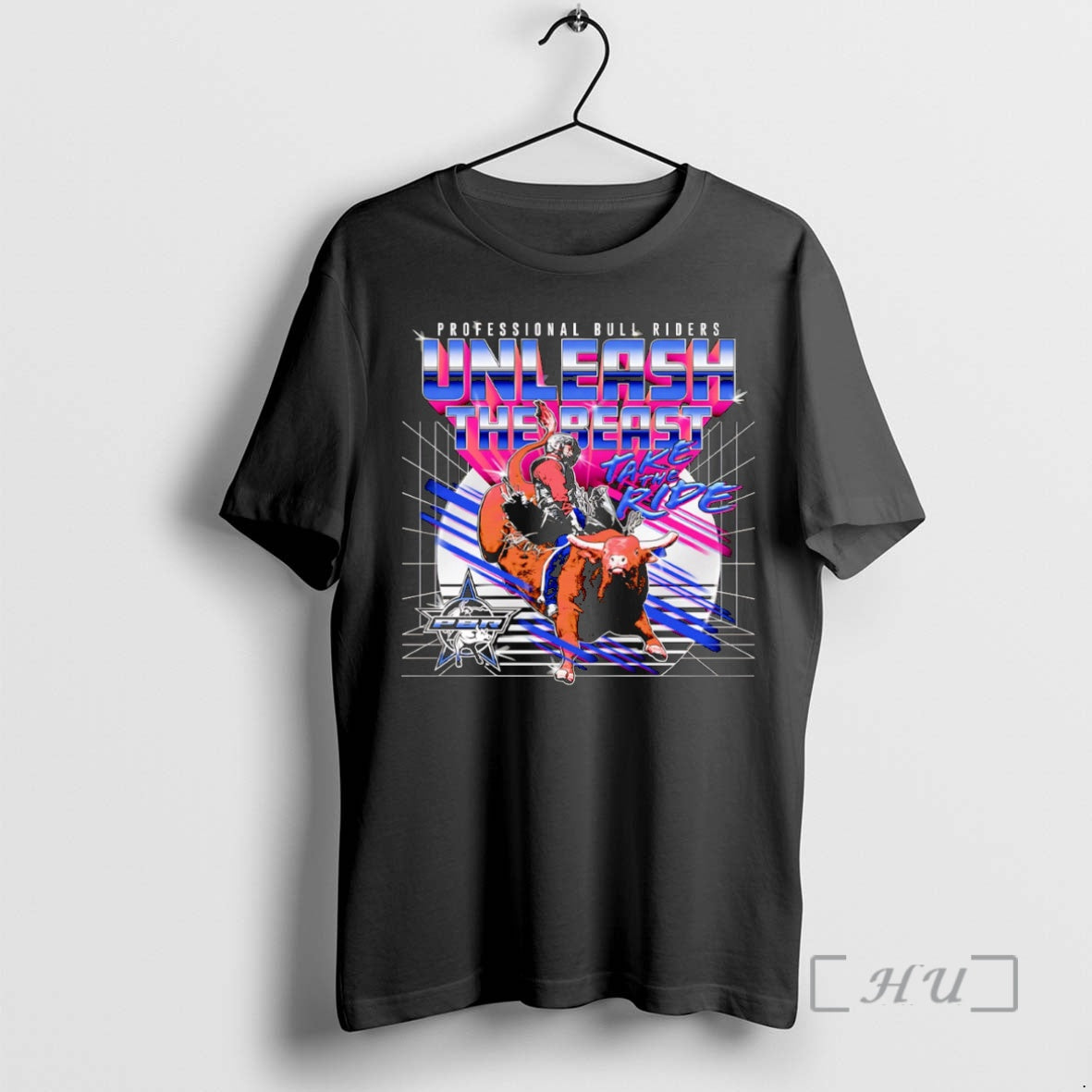Officials Pbr Unleash The Beast Synthwave T-Shirts, Hoodie, Sweatshirt | InkNestWear.com
