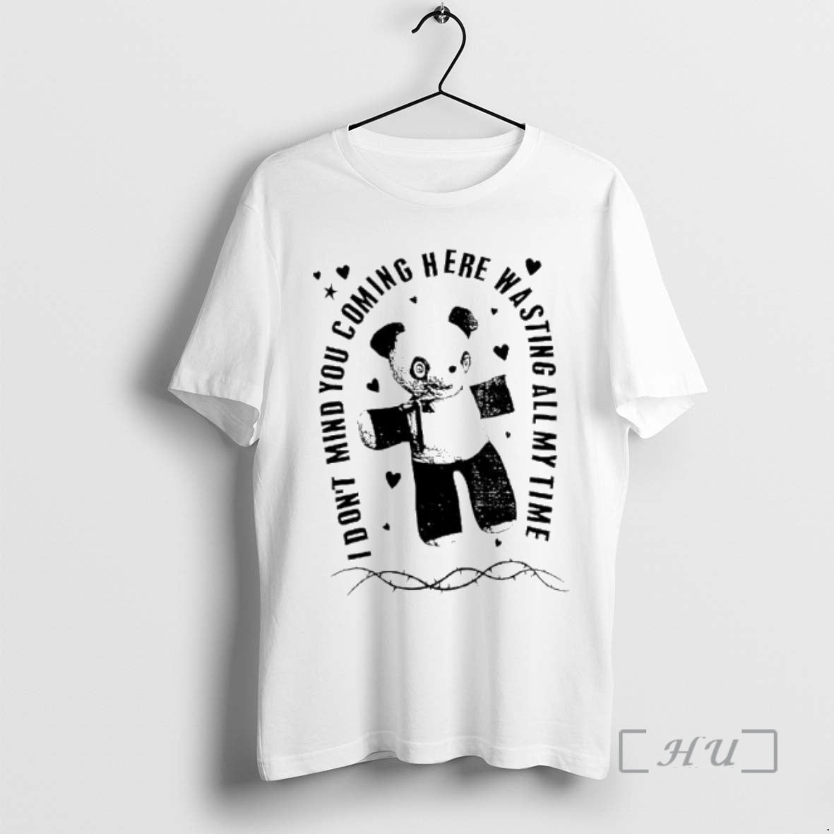 Officials Panda Bear I Dont Mind You Coming Here Wasting All My Time Premium T-Shirts, Hoodie, Sweatshirt | InkNestWear.com