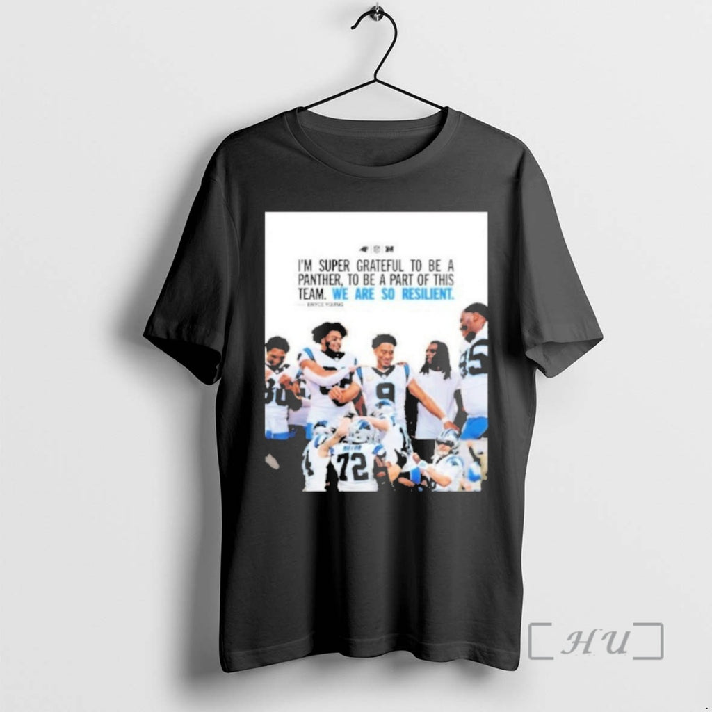 Officials Panthers Bryce Young Im Super Grateful To Be A Panther To Be A Part T-Shirts, Hoodie, Sweatshirt | InkNestWear.com