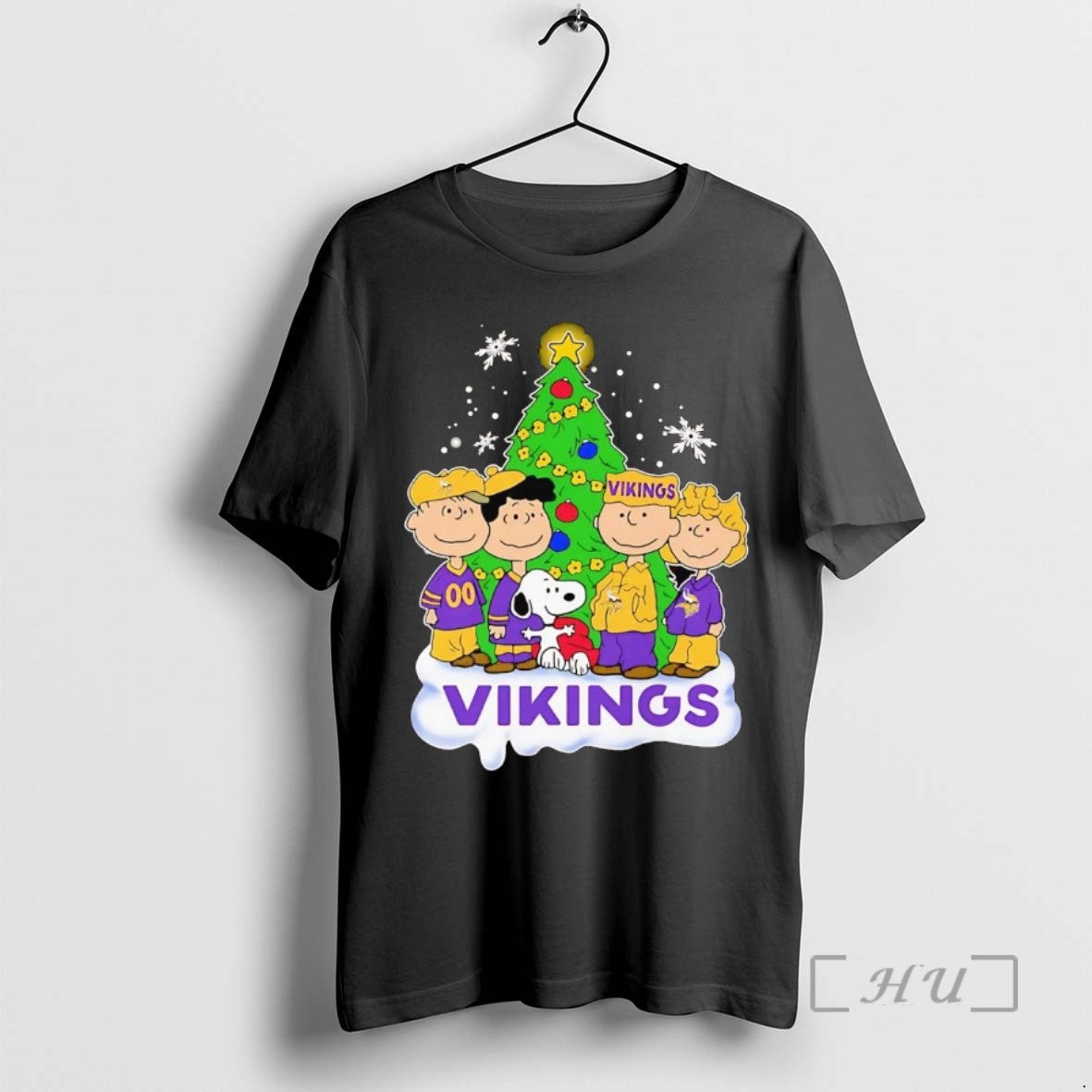 Officials Peanuts Minnesota Vikings Under Christmas Tree T Shirt Sweater