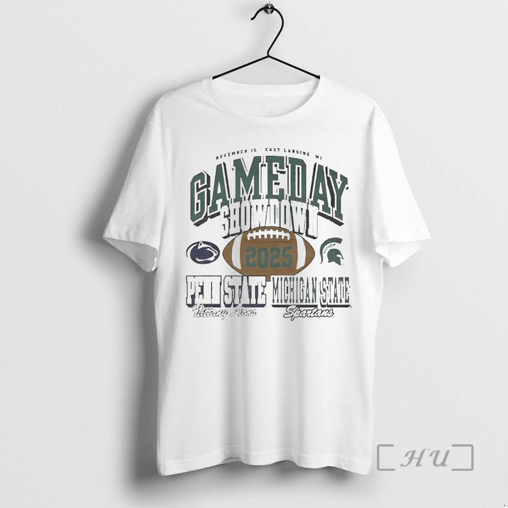 Officials Penn State Nittany Lions Vs Michigan State Spartans Gameday Showdown 2025 Premium T Shirts Hoodie, Sweatshirt