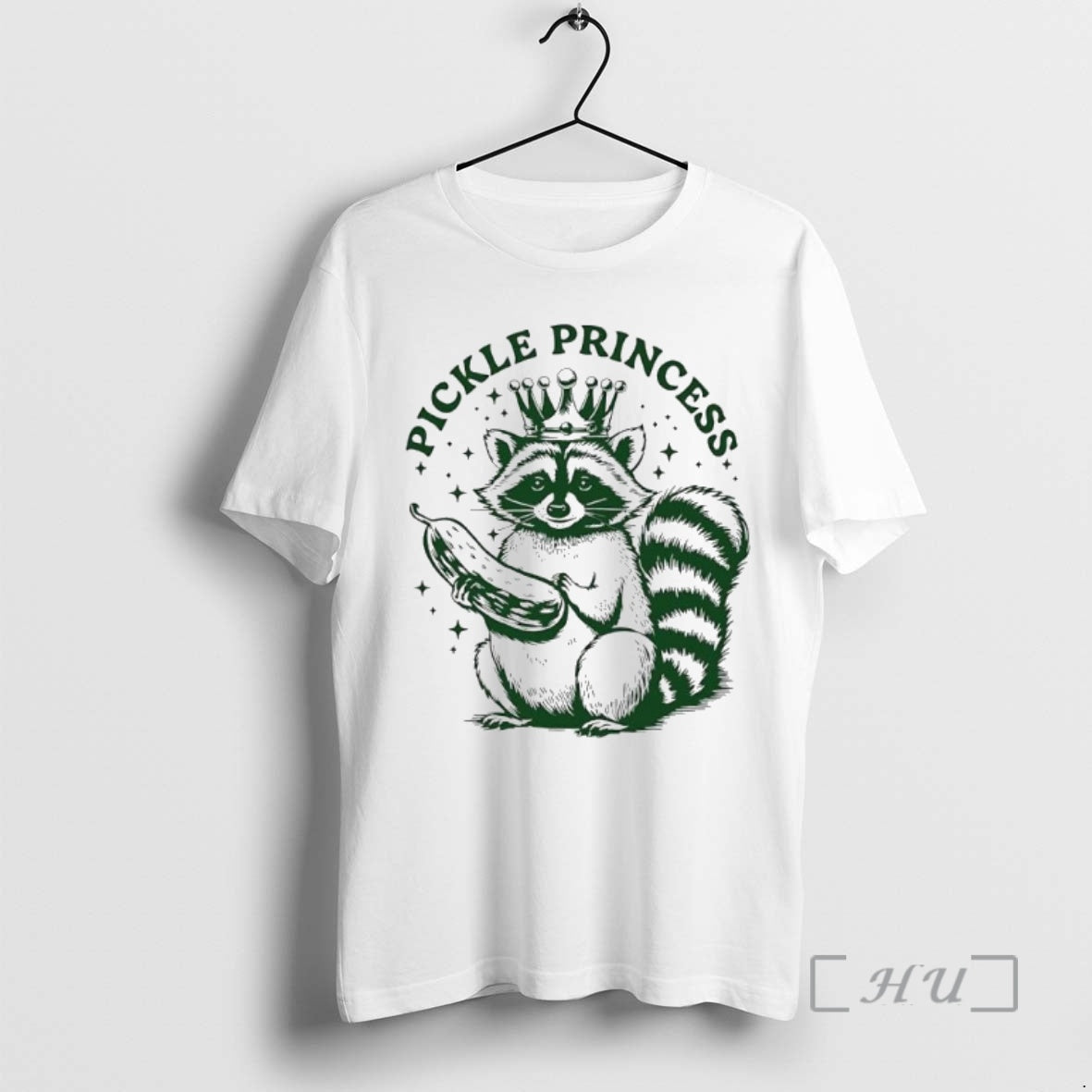 Officials Pickle Princess Raccoon Crown Graphic T-Shirts, Hoodie, Sweatshirt | InkNestWear.com