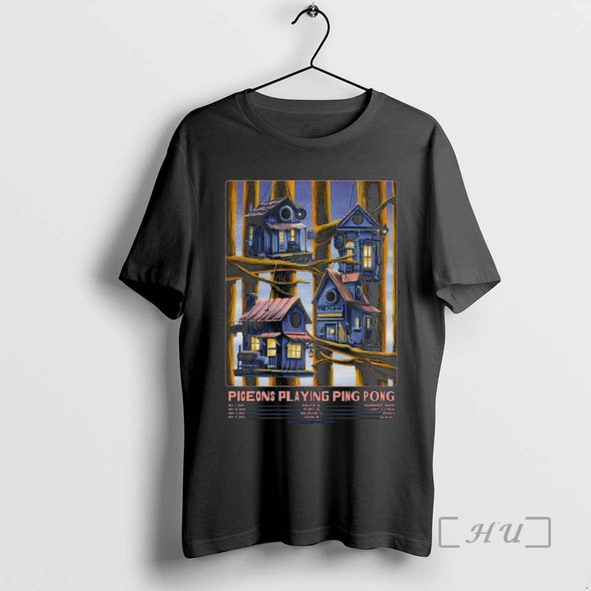 Officials Pigeons Playing Ping Pong North America November 2025 Tour City Dates Premium T Shirts Hoodie, Sweatshirt