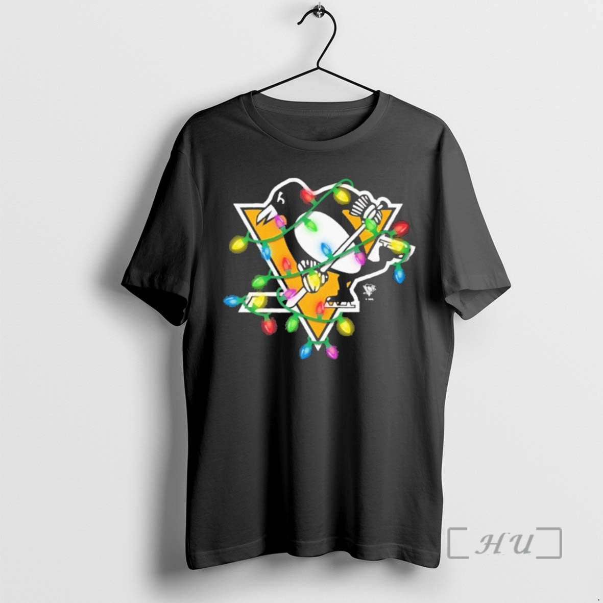 Officials Pittsburgh Penguins Logo Lights Christmas T-Shirts, Hoodie, Sweatshirt | InkNestWear.com