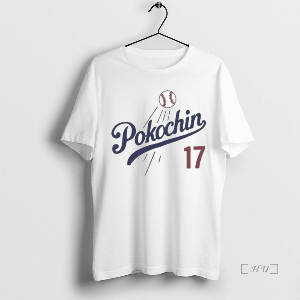 Officials Pokochin 17 Los Angeles Dodgers Baseball T-Shirts, Hoodie, Sweatshirt | InkNestWear.com