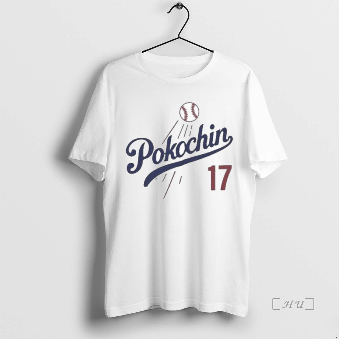 Officials Pokochin 17 Los Angeles Dodgers Baseball T-Shirts, Hoodie, Sweatshirt | InkNestWear.com