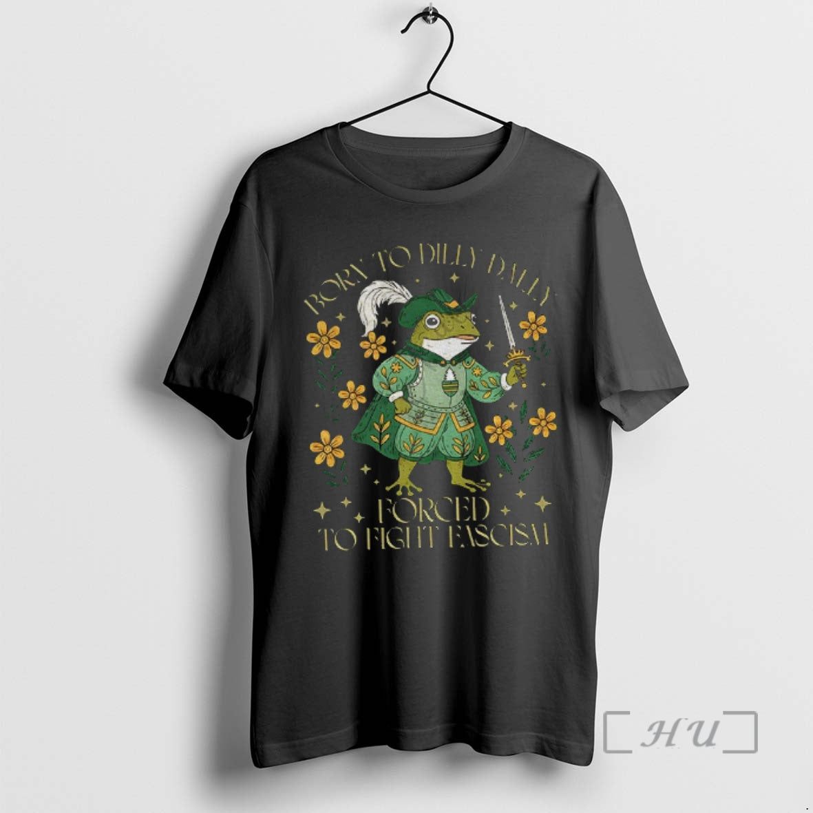 Officials Portland Frog Born To Dilly Dally Forced To Fight Fascism Anti Trump T-Shirts, Hoodie, Sweatshirt | InkNestWear.com