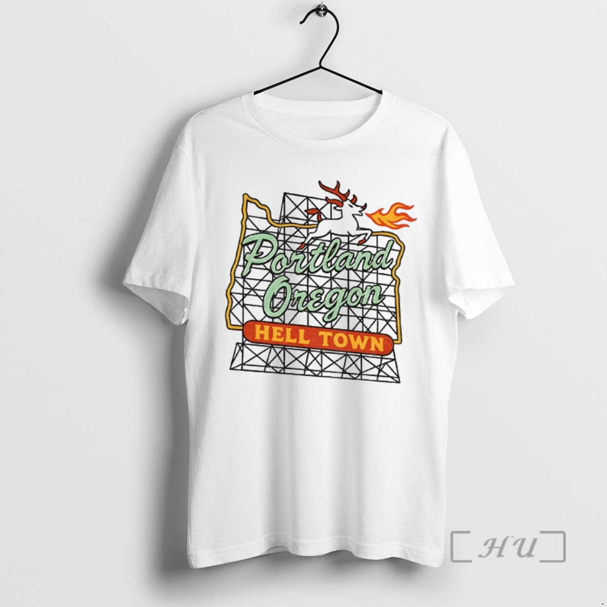 Officials Portland Is Hell Portland Oregon Hell Town Political Parody T-Shirts, Hoodie, Sweatshirt | InkNestWear.com