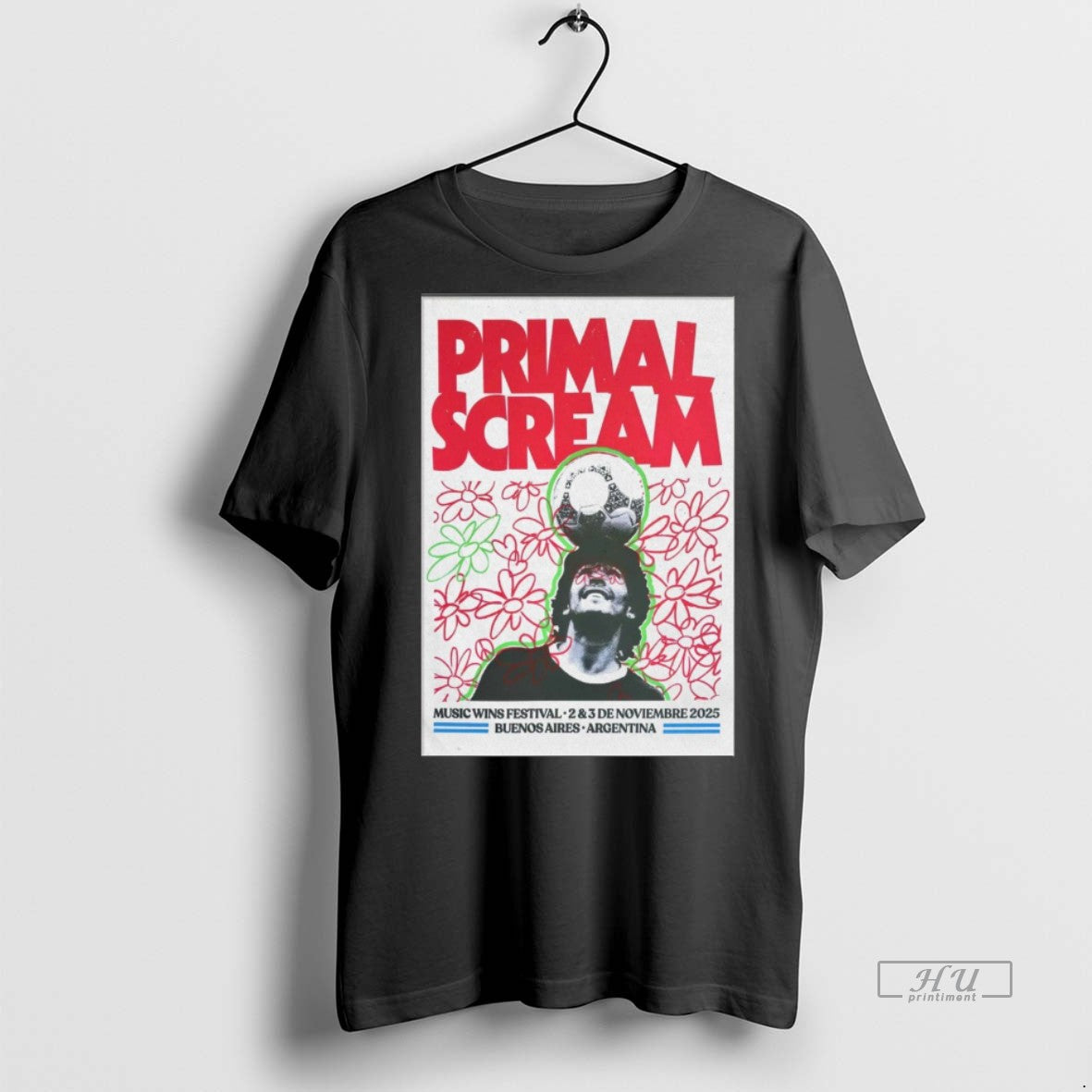 Officials Primal Scream November 2 3 2025 Music Wins Festival Buenos Aires Argentina T-Shirts, Hoodie, Sweatshirt