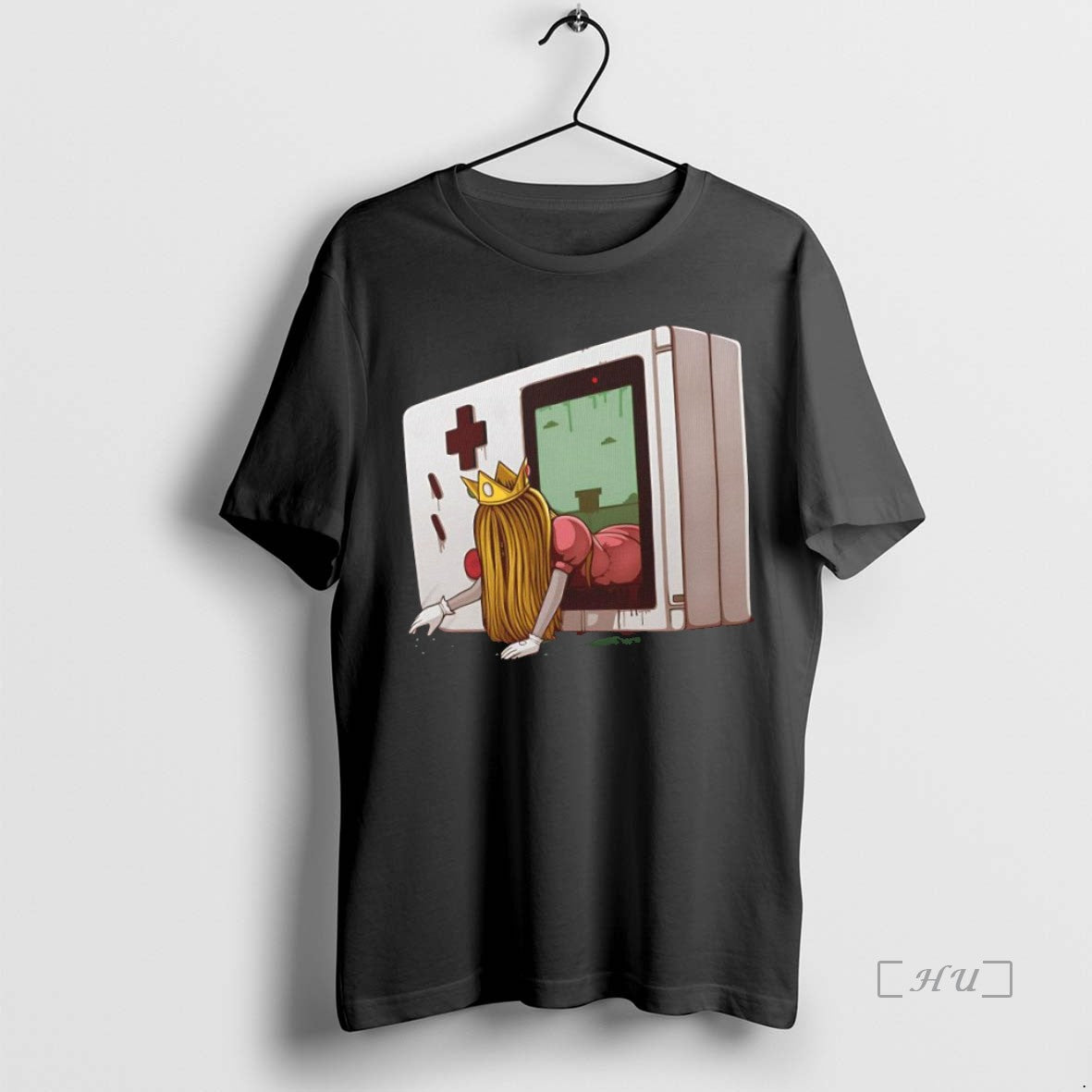 Officials Princess Peach Climbed Out Of Classic Handheld Game Console T-Shirts, Hoodie, Sweatshirt | InkNestWear.com