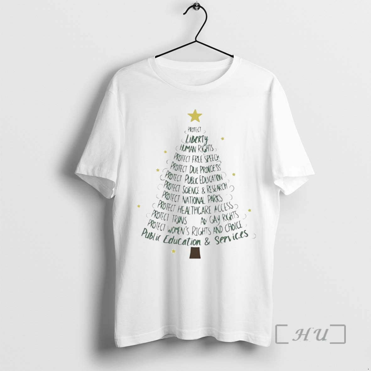 Officials Protect Democracy Christmas Tree T-Shirts, Hoodie, Sweatshirt | InkNestWear.com