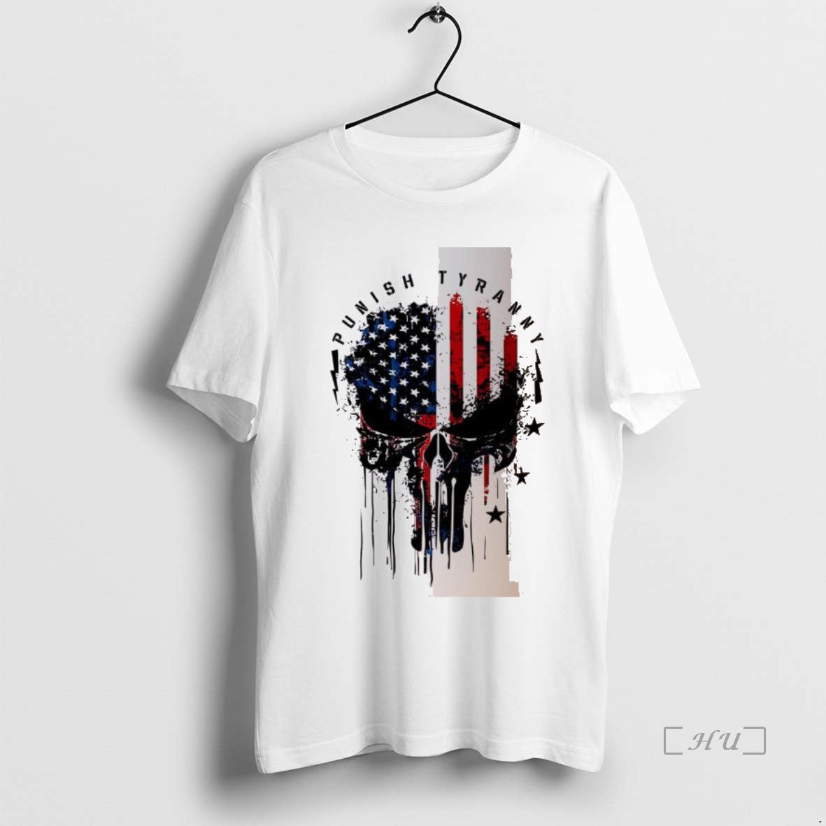 Officials Punish Tyranny Skull Flag Flowing Paint T-Shirts, Hoodie, Sweatshirt | InkNestWear.com